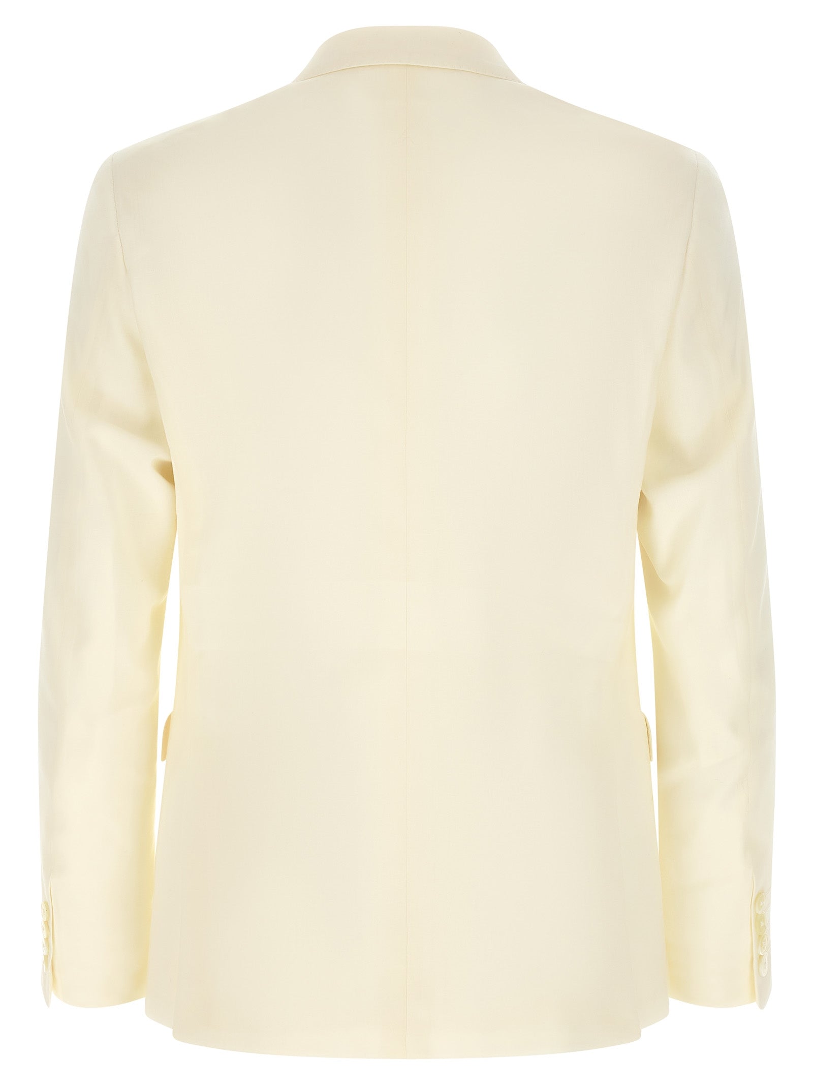 Pal Zileri White Wool Two-Piece Men's Suit
