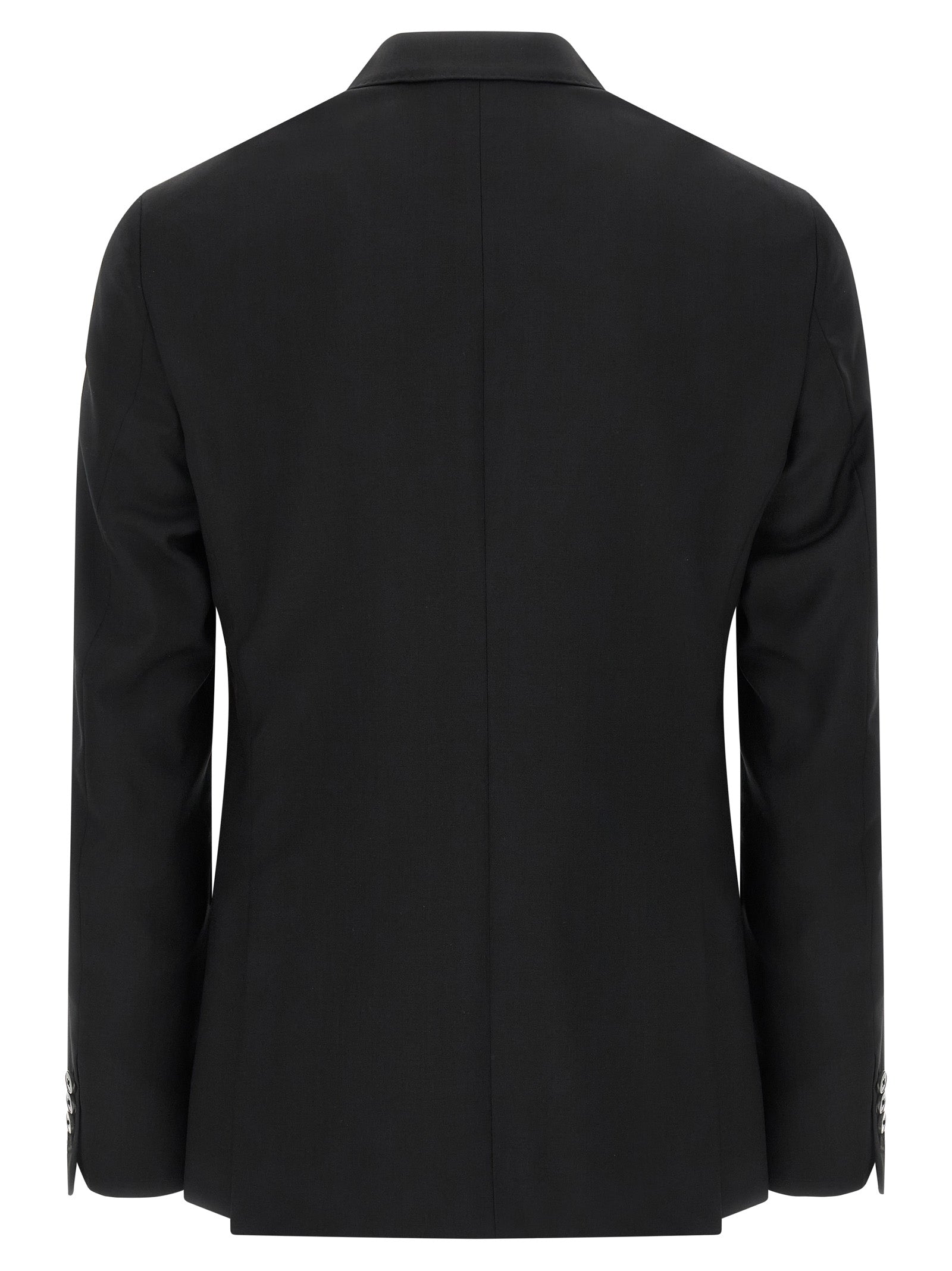 Pal Zileri Black Wool Two-Piece Men's Suit