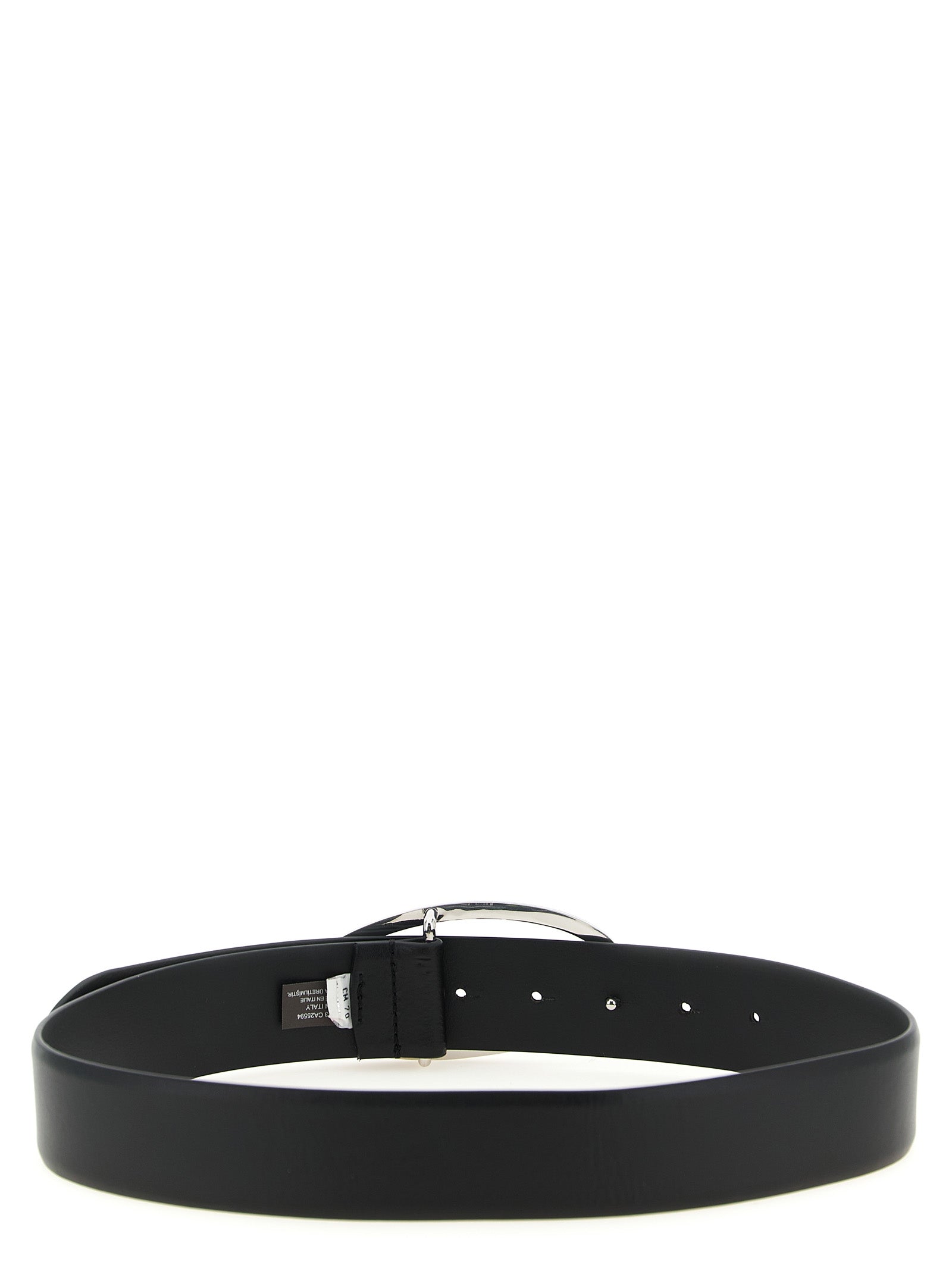 Diesel Black Leather Regular Women's Belt