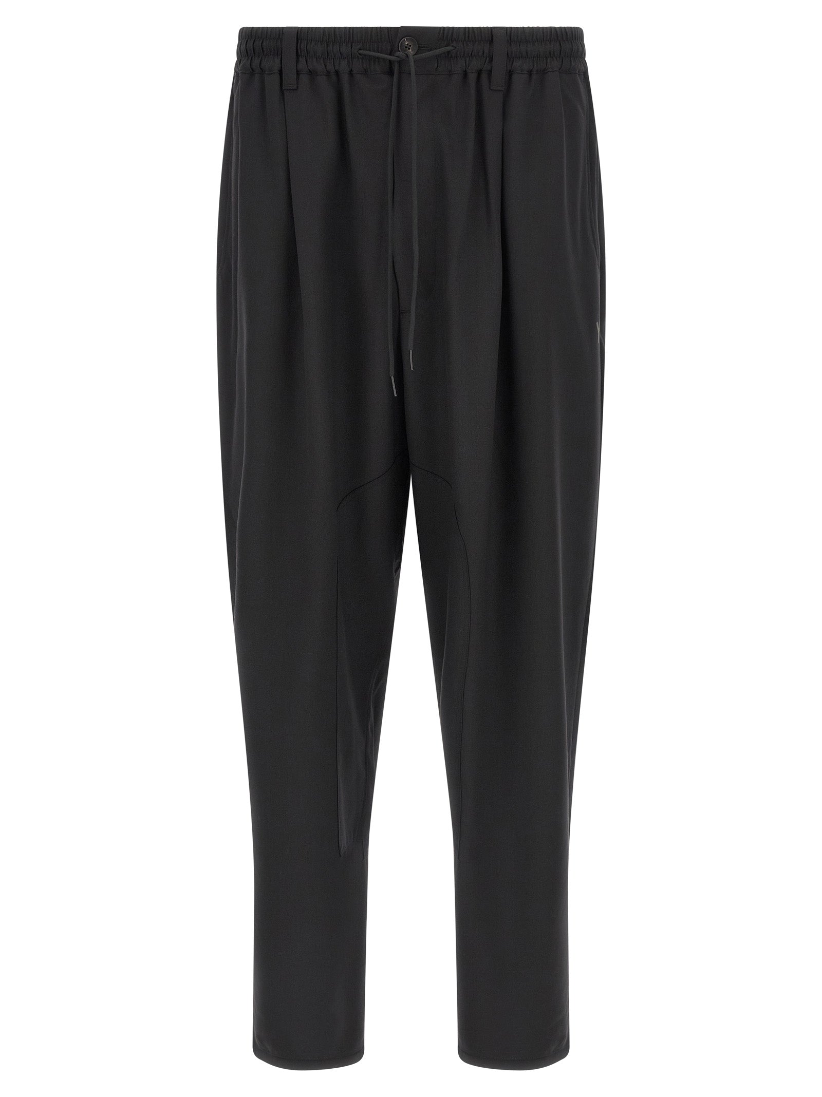 Y-3 Black Polyester Casual Men's Pants