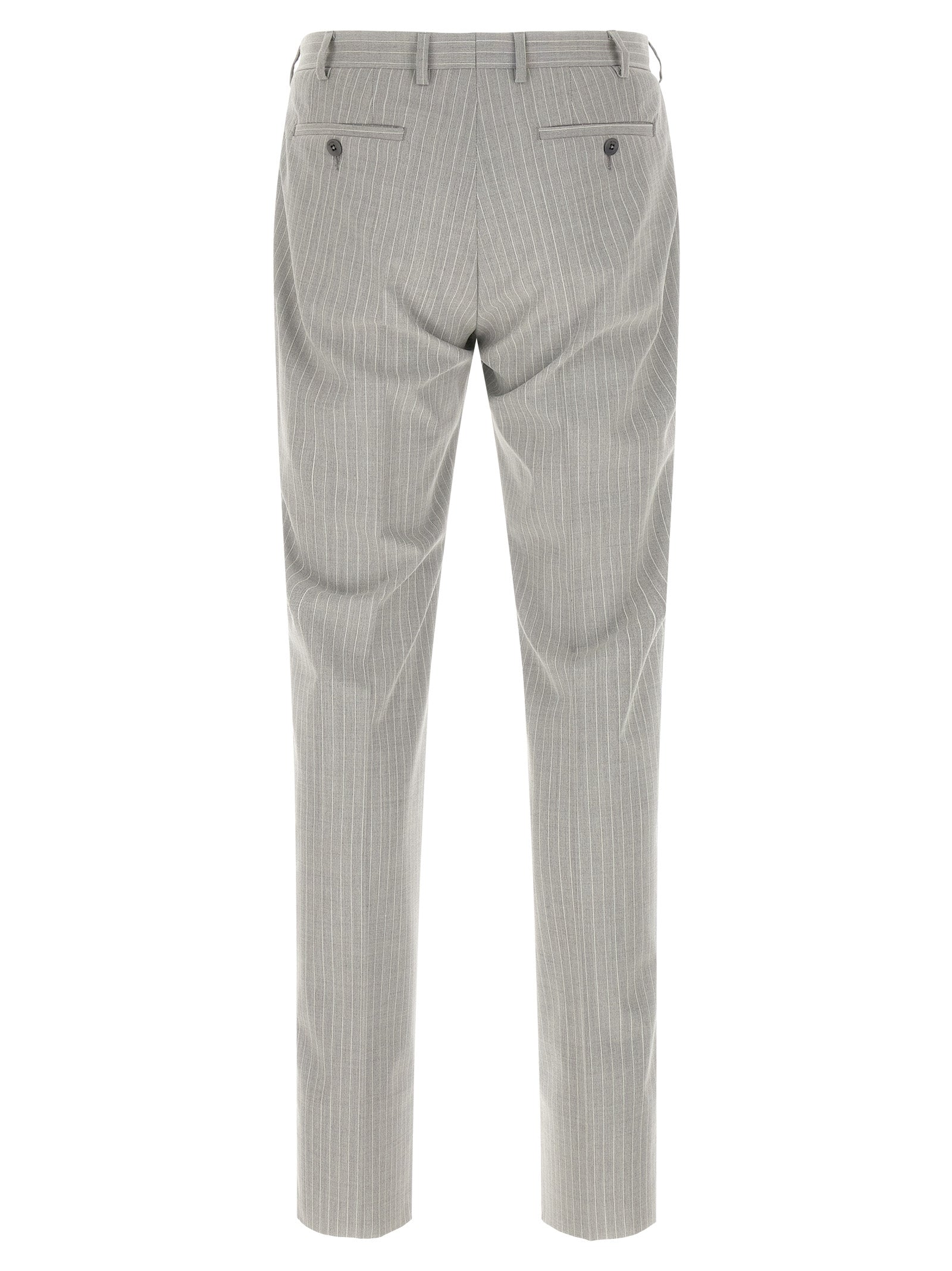 Pal Zileri Gray Polyester Two-Piece Men's Suit