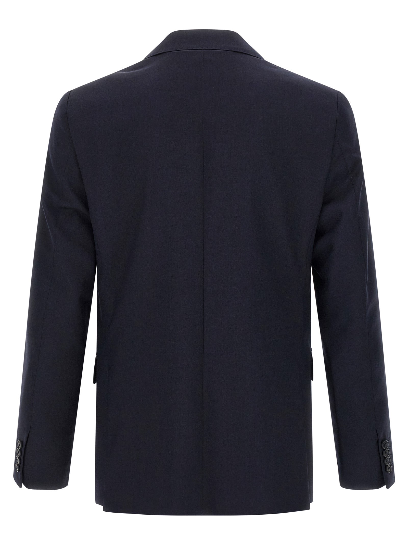 Pal Zileri Blue Wool Two-Piece Men's Suit