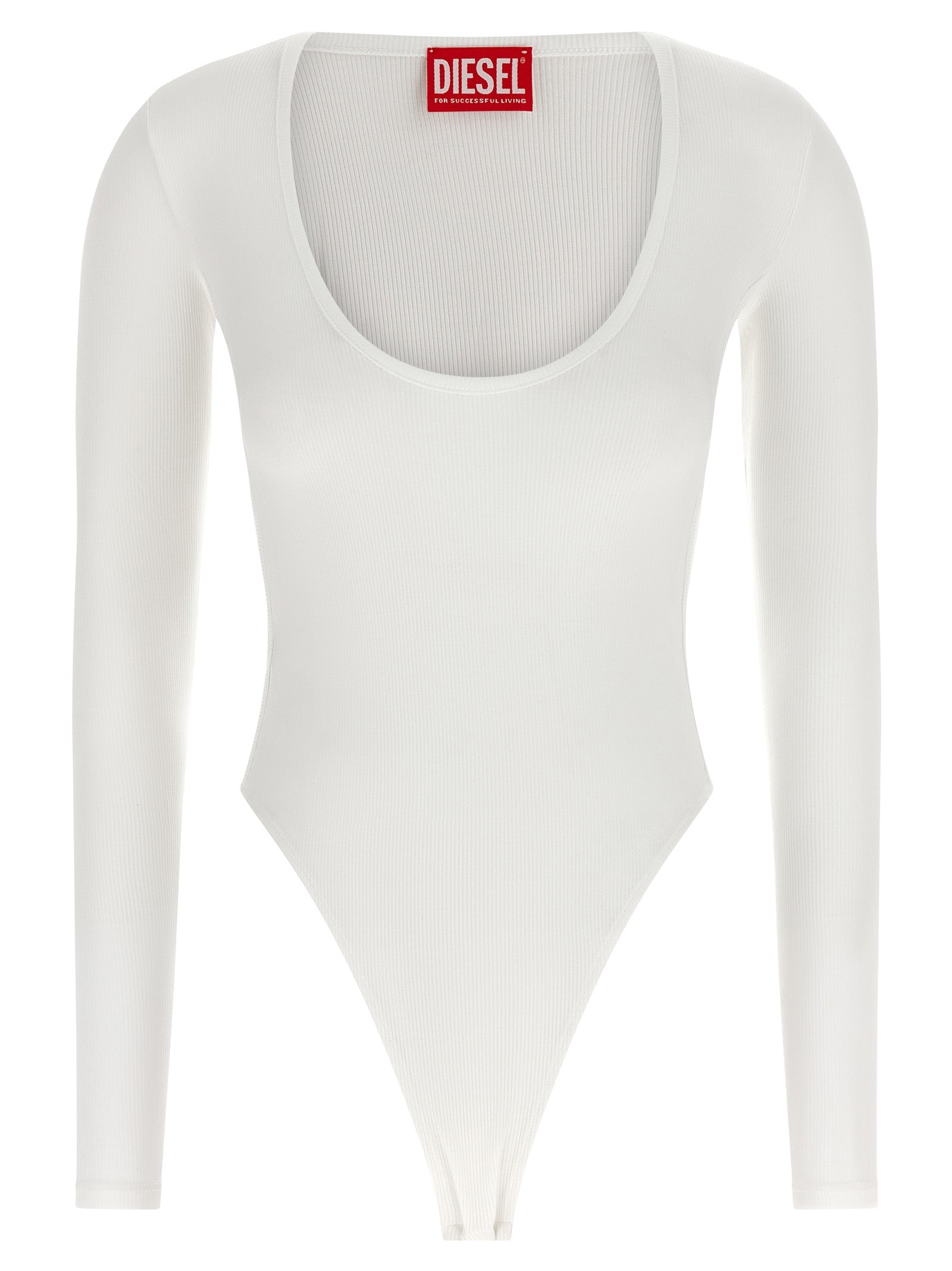 Diesel White Viscose Women's Bodysuit
