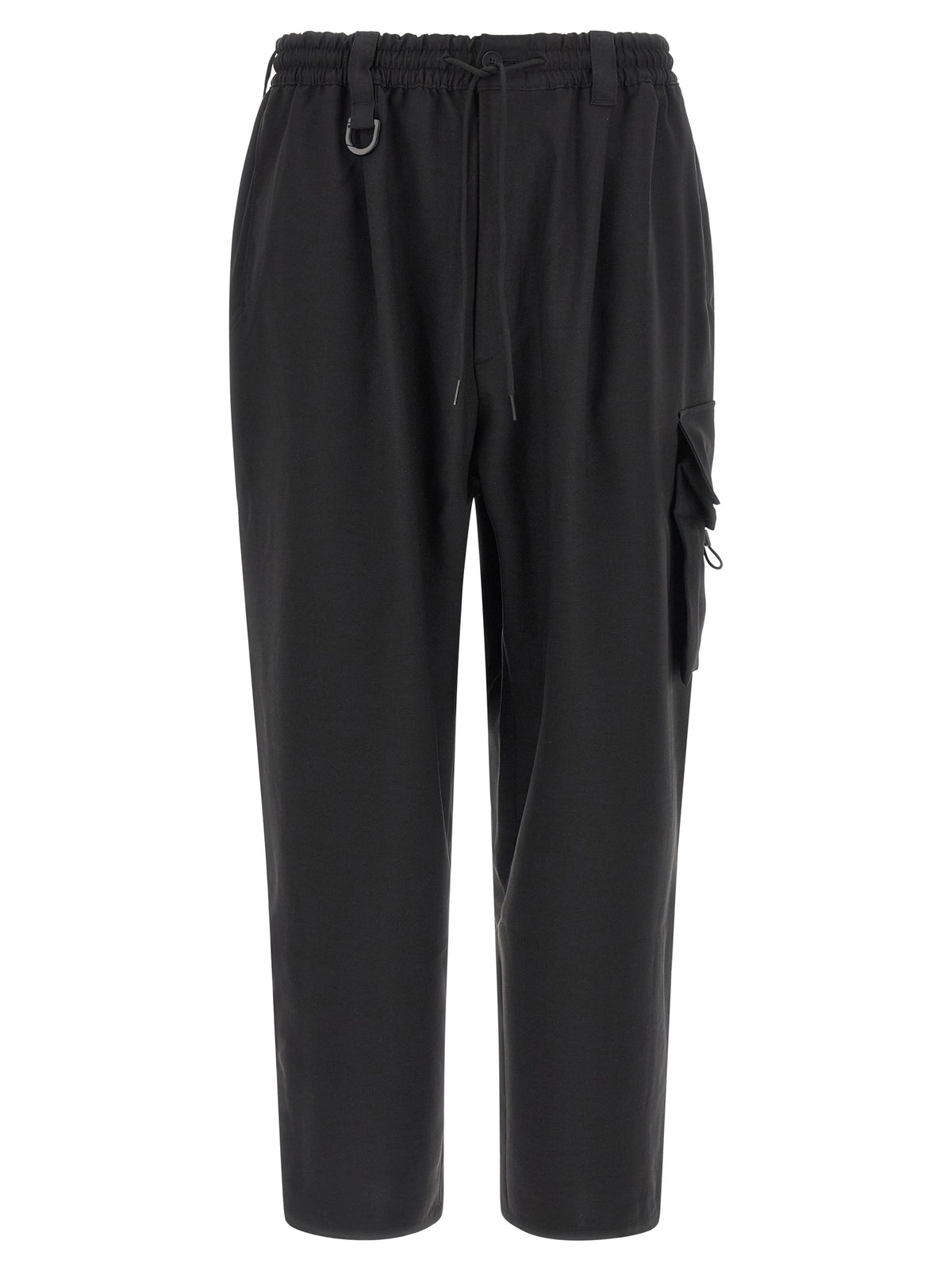 Y-3 Black Polyester Cargo Men's Pants