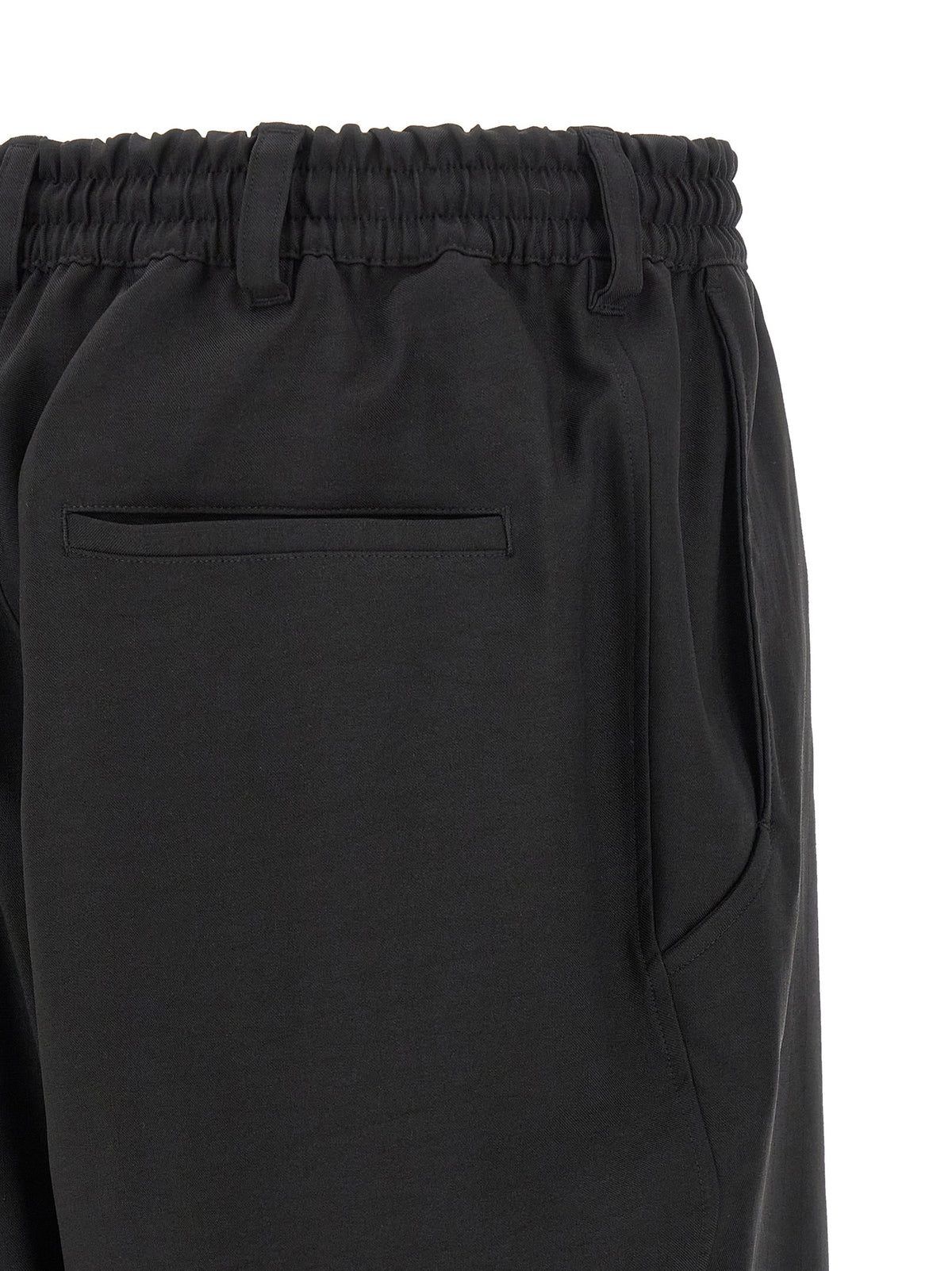Y-3 Black Polyester Cargo Men's Pants