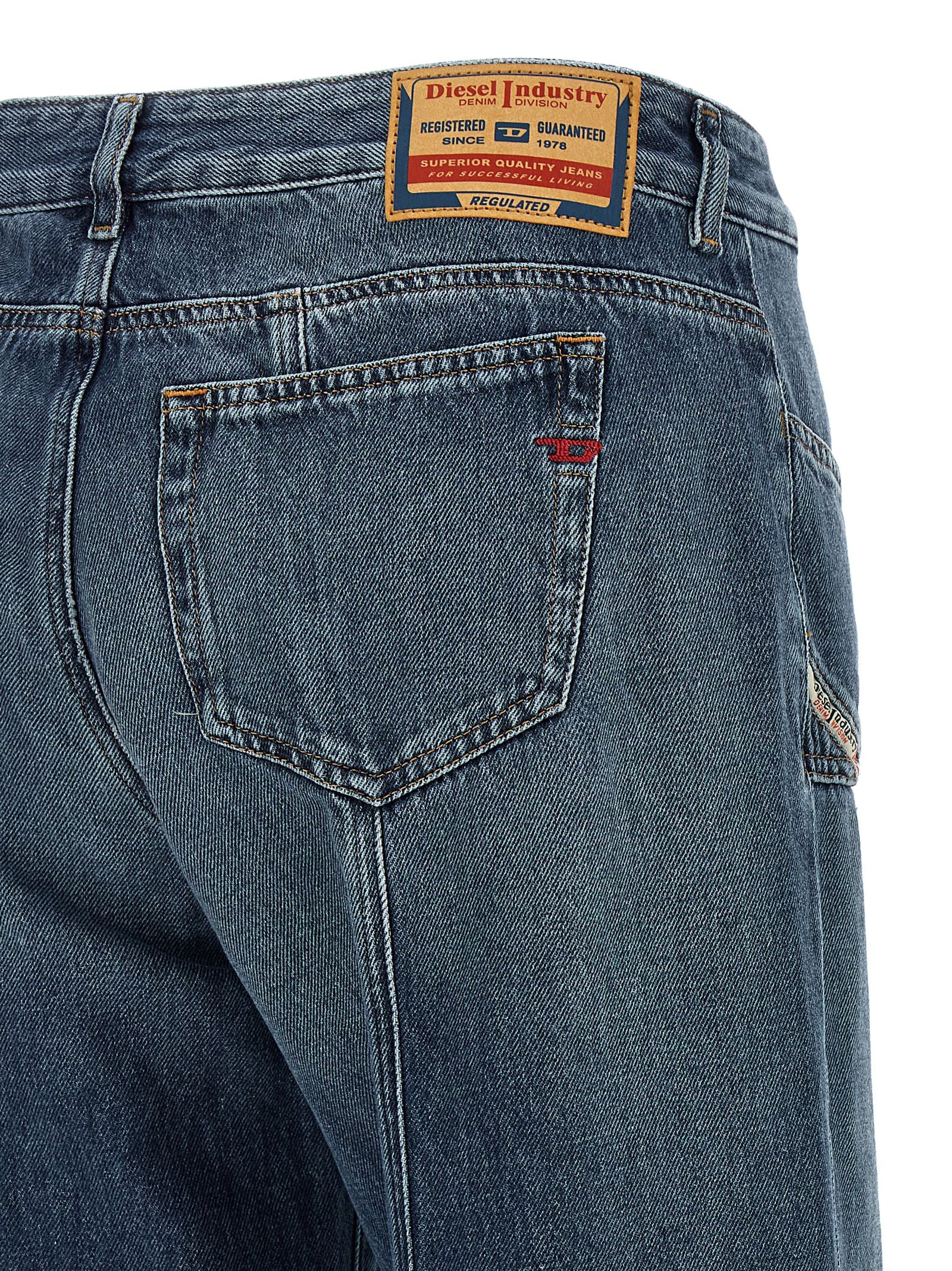 Diesel Blue Cotton Flared Women's Jeans