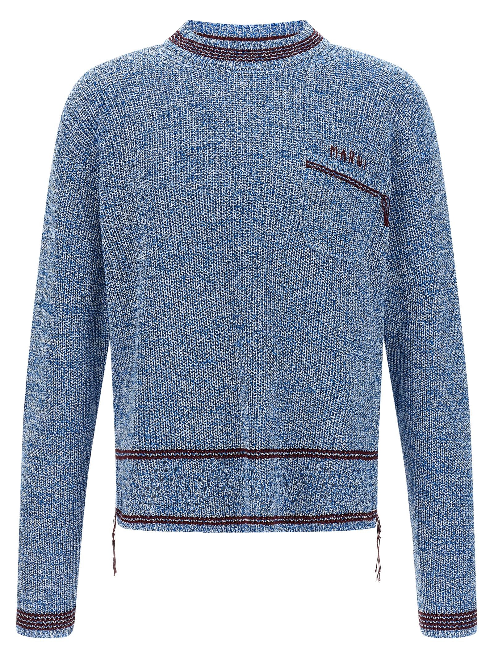 Marni Blue Cotton Men's Cardigan