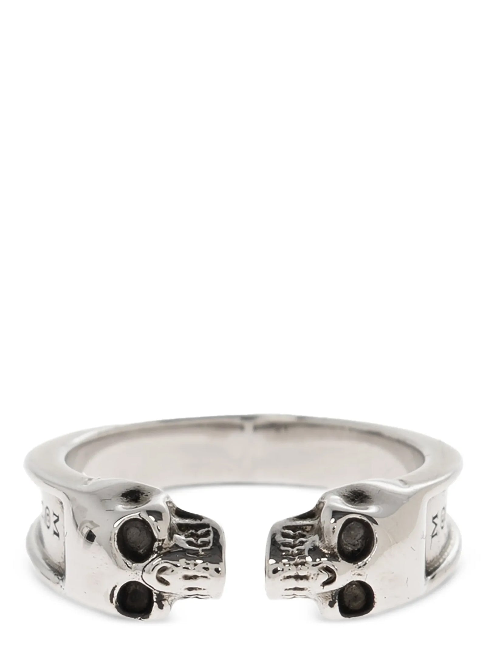 Alexander McQueen Silver Stainless Steel Men's Ring
