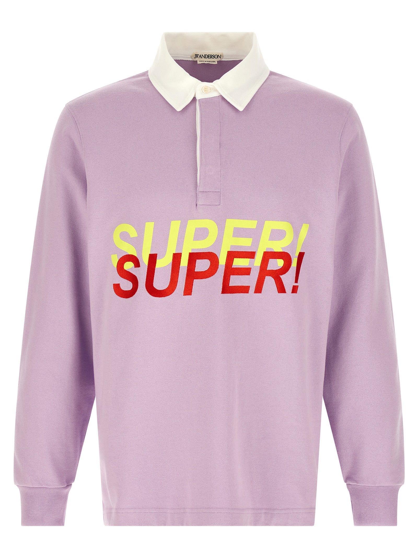 J.W.Anderson Purple Cotton Polo Men's Shirt