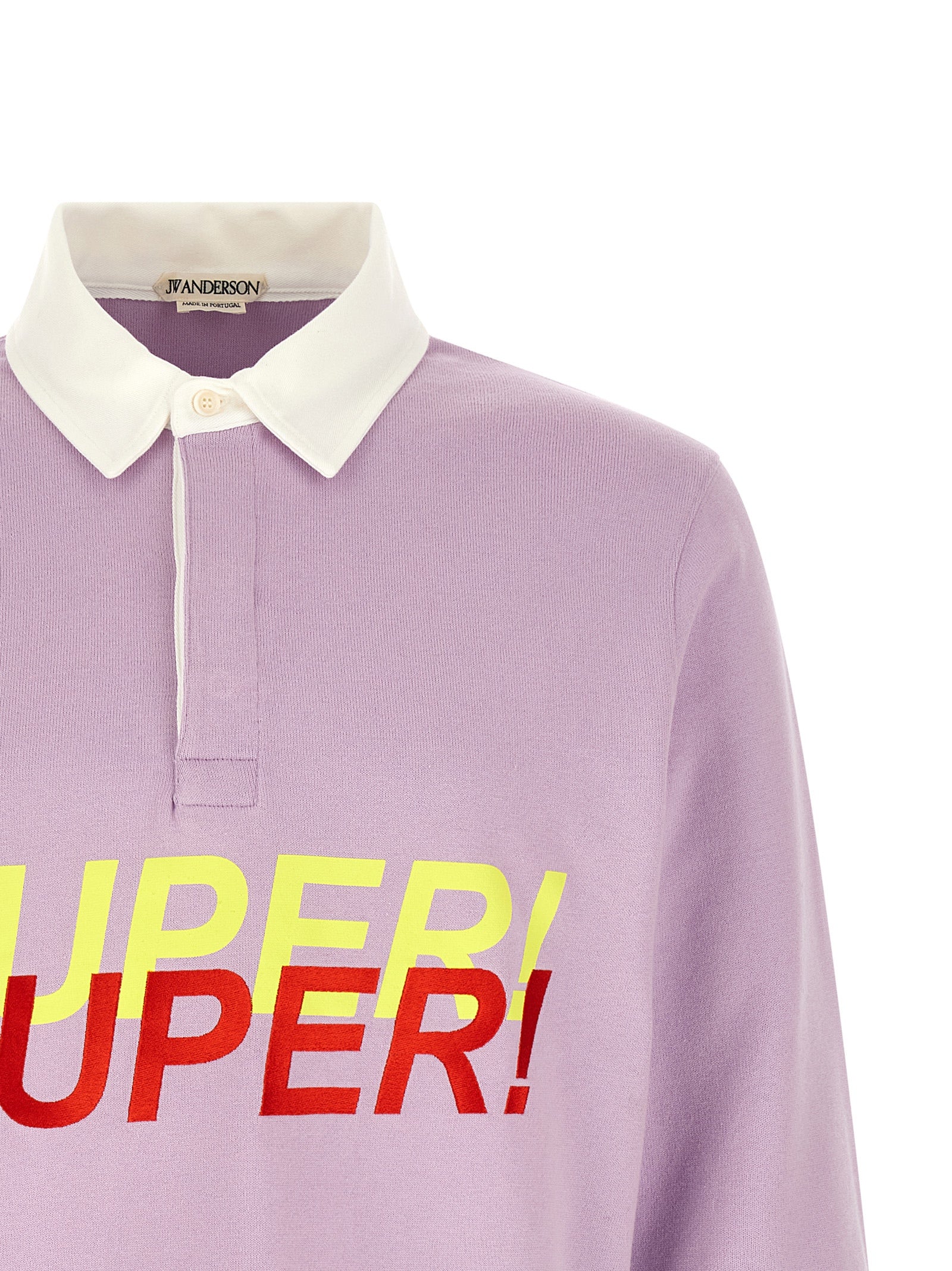 J.W.Anderson Purple Cotton Polo Men's Shirt