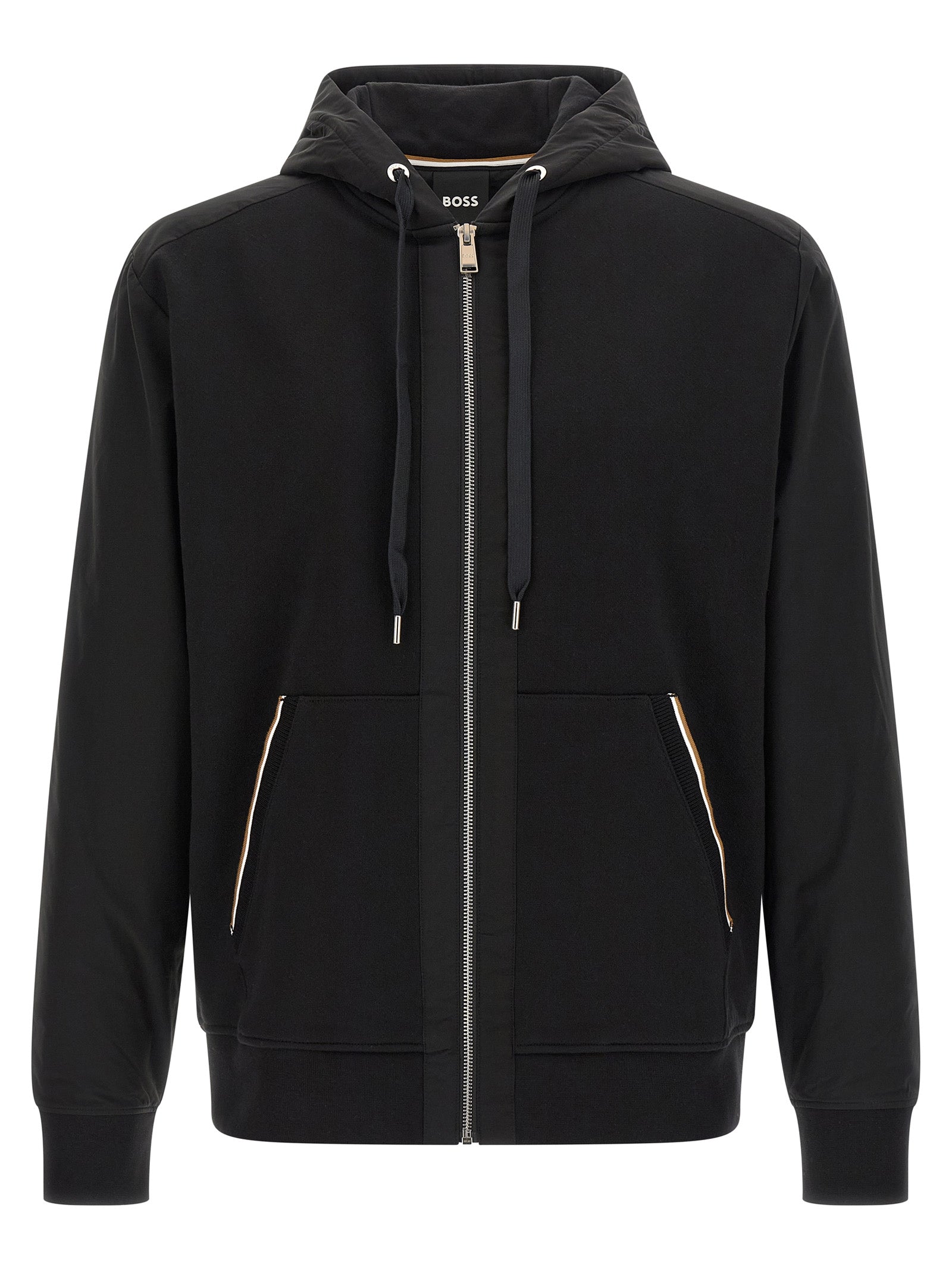 Hugo Boss Black Cotton Men's Sweatshirt