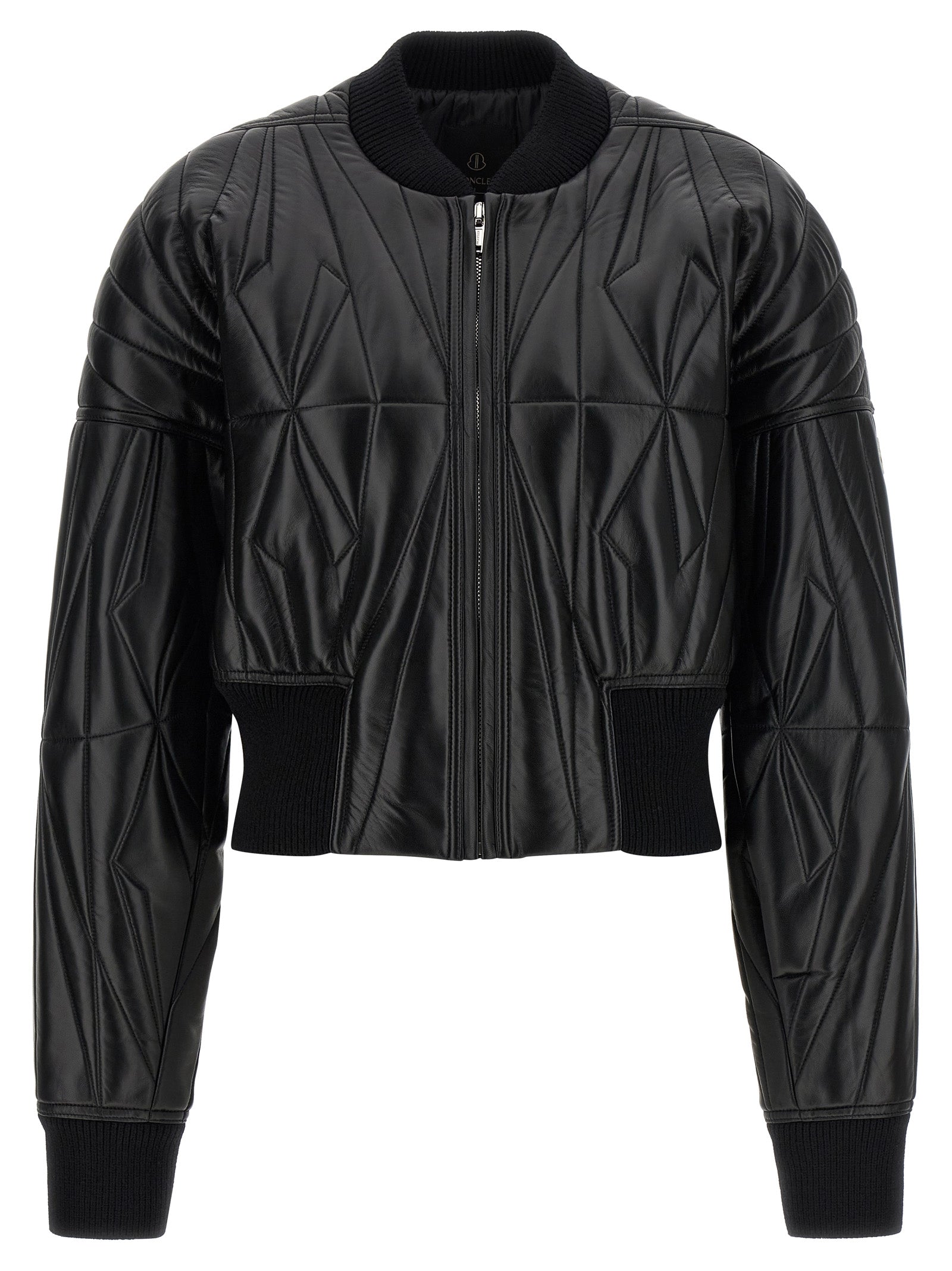 Rick Owens Black Lamb Leather Leather Men's Jacket