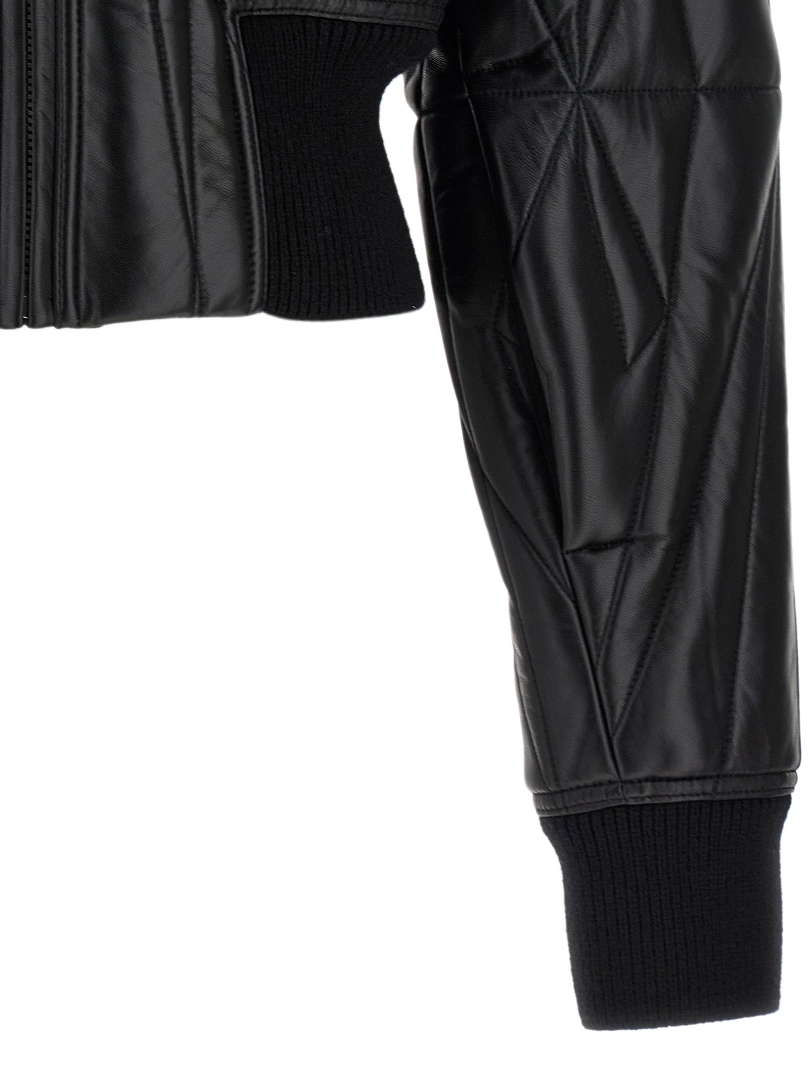 Rick Owens Black Lamb Leather Leather Men's Jacket