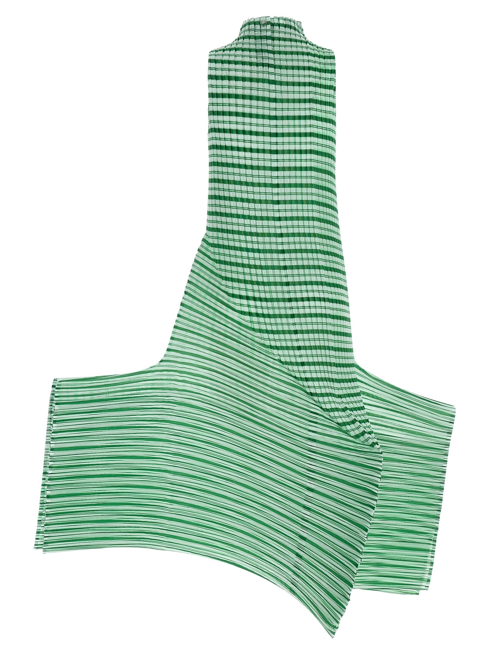 Issey Miyake Bicolor Polyester Long Women's Dress