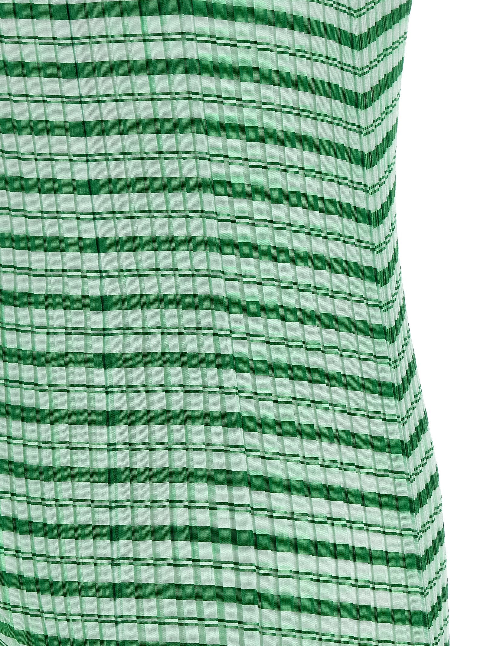 Issey Miyake Bicolor Polyester Long Women's Dress