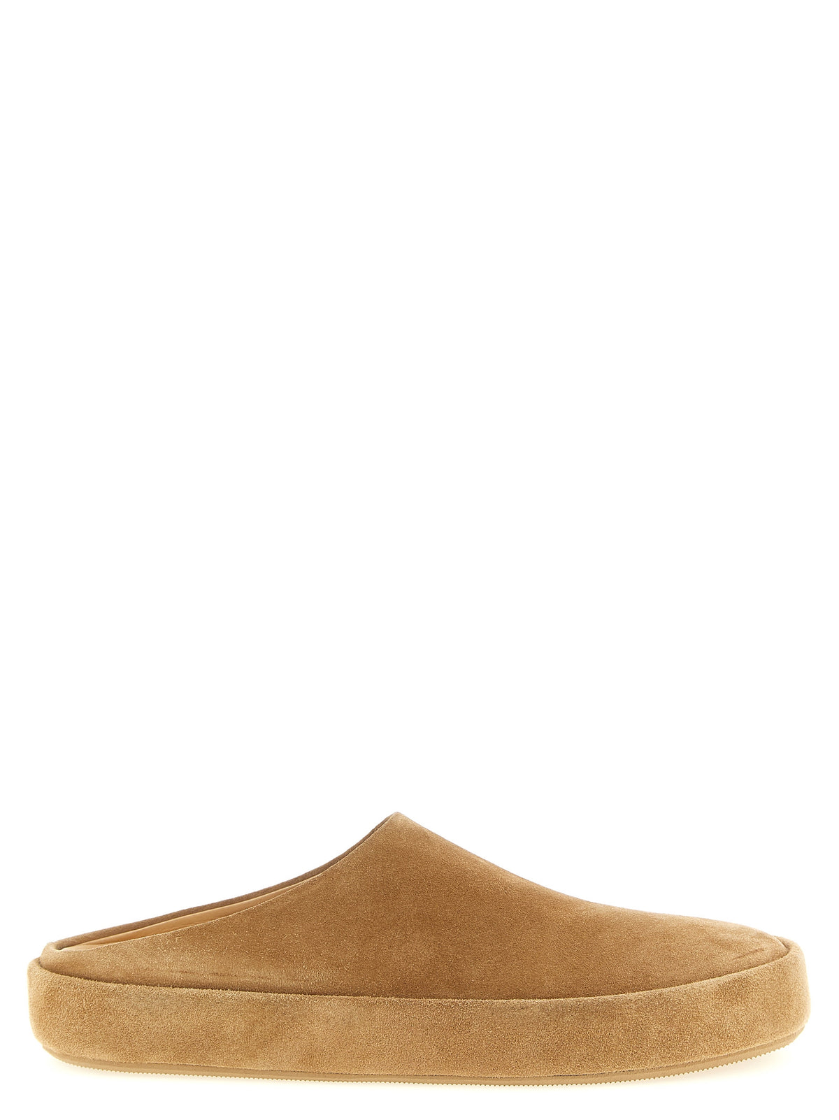 Marsell Beige Calfskin Men's Mules