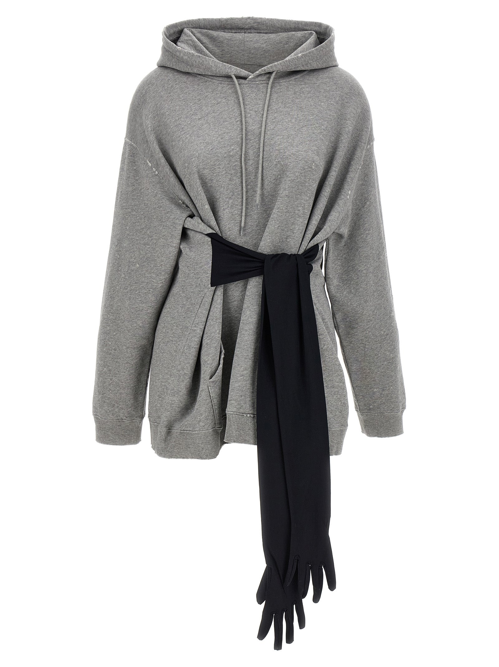 MM6 Maison Margiela Gray Cotton Short Women's Dress