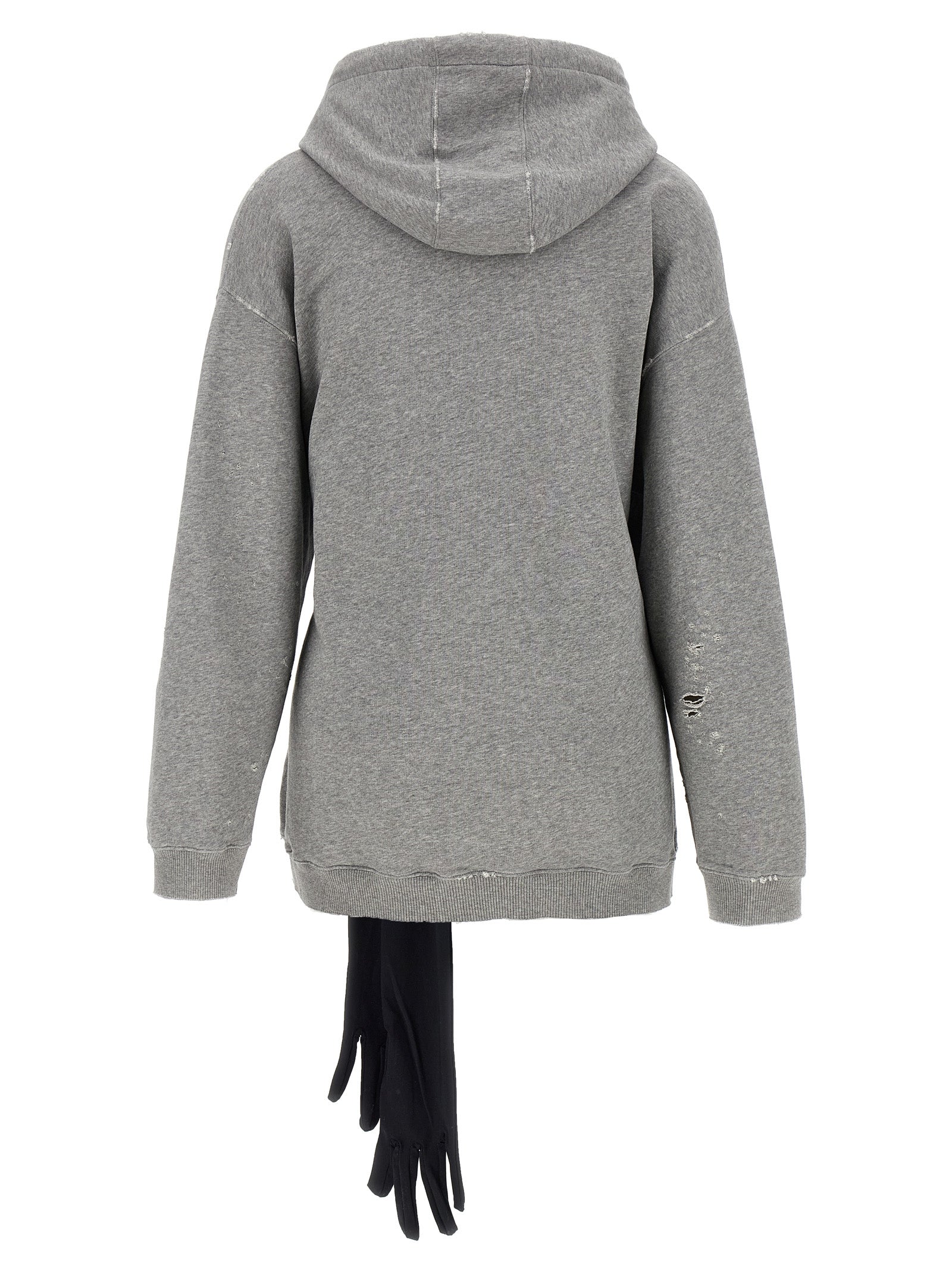 MM6 Maison Margiela Gray Cotton Short Women's Dress
