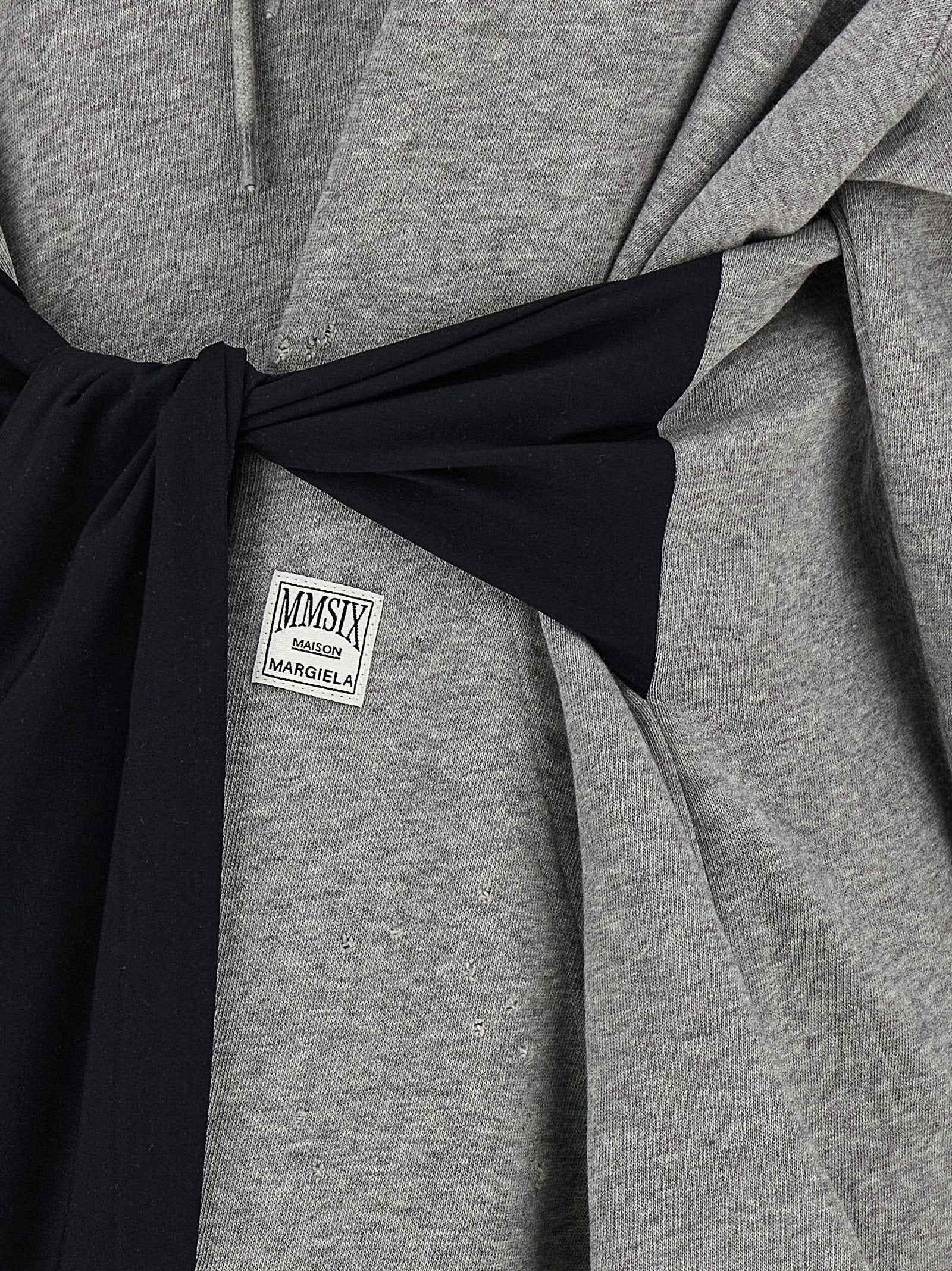 MM6 Maison Margiela Gray Cotton Short Women's Dress