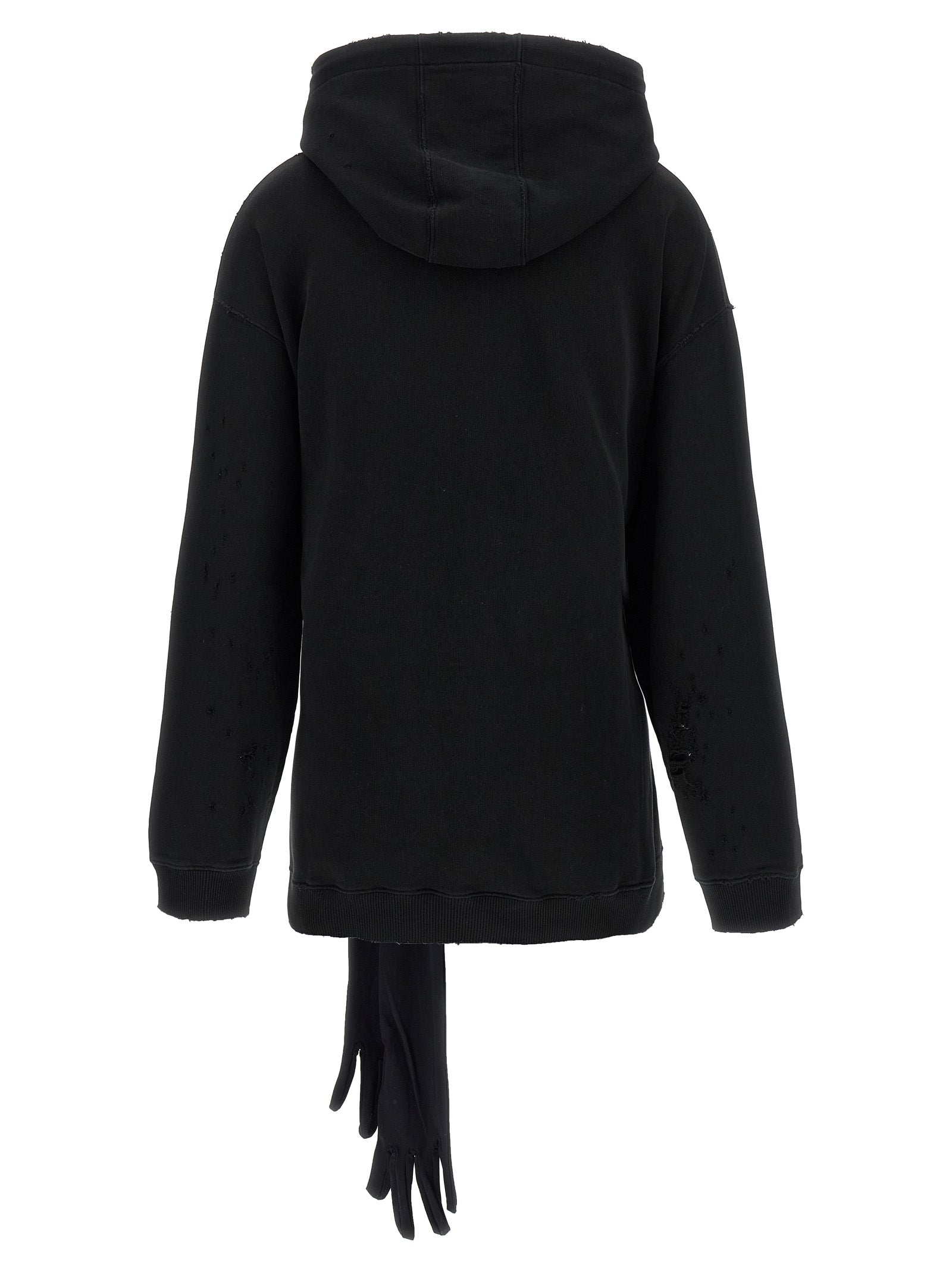 MM6 Maison Margiela Black Cotton Short Women's Dress
