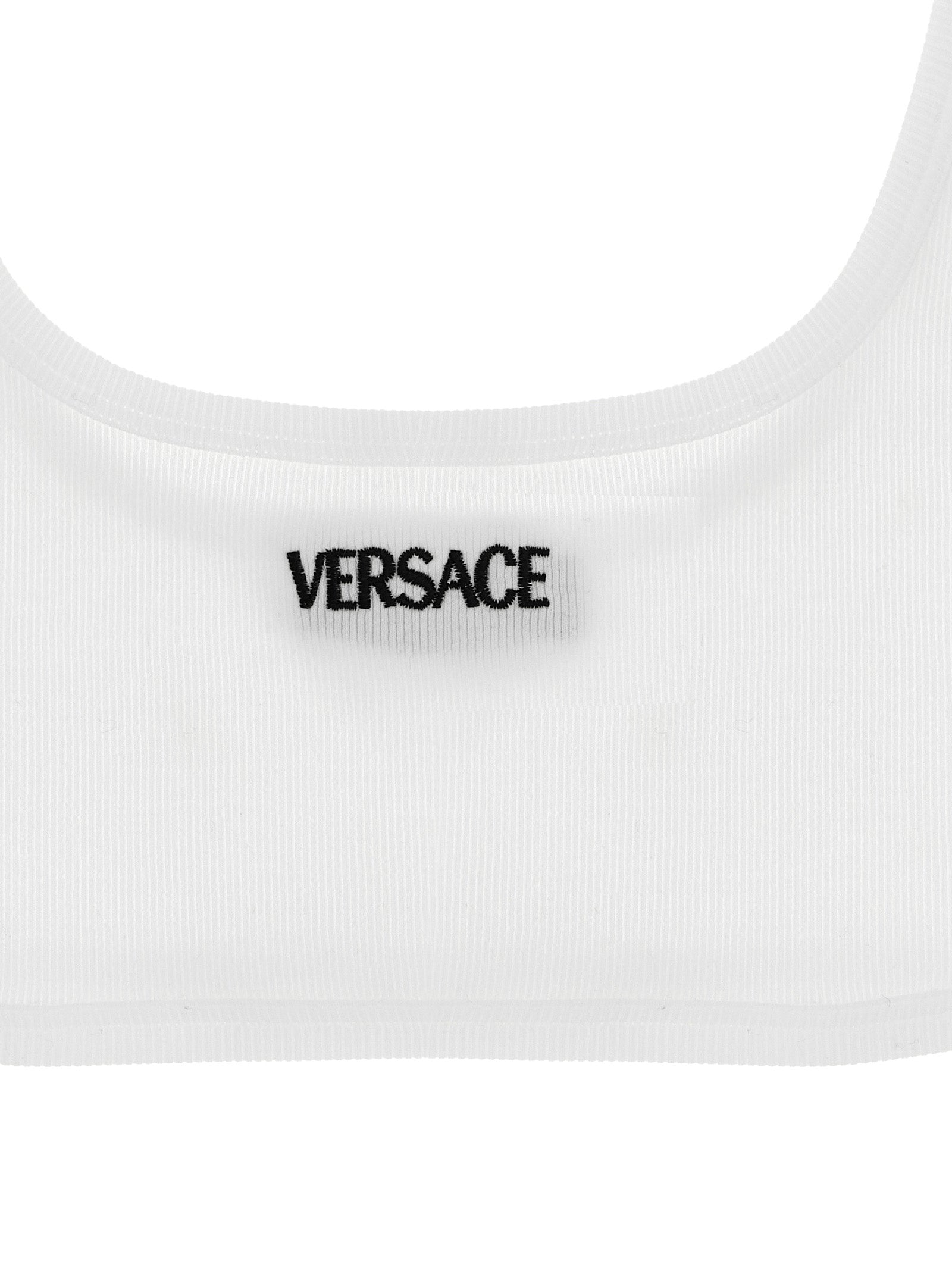 Versace White Cotton Women's Bra