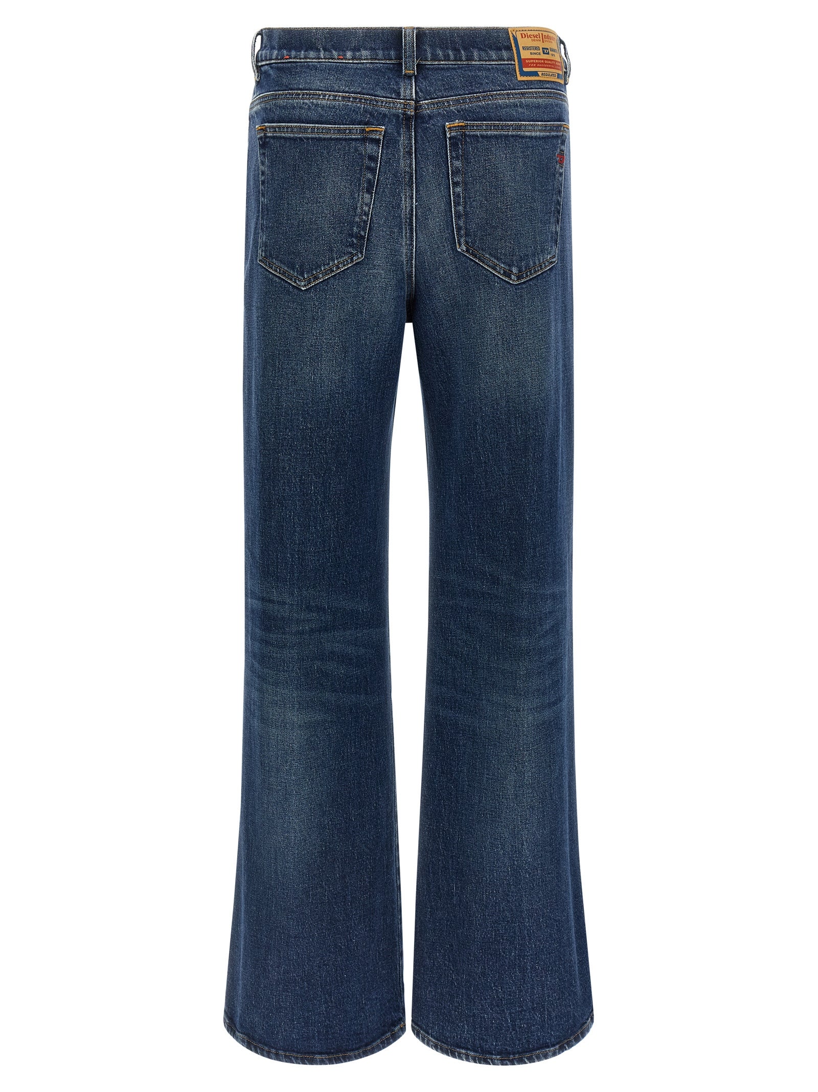 Diesel Blue Cotton Flared Women's Jeans