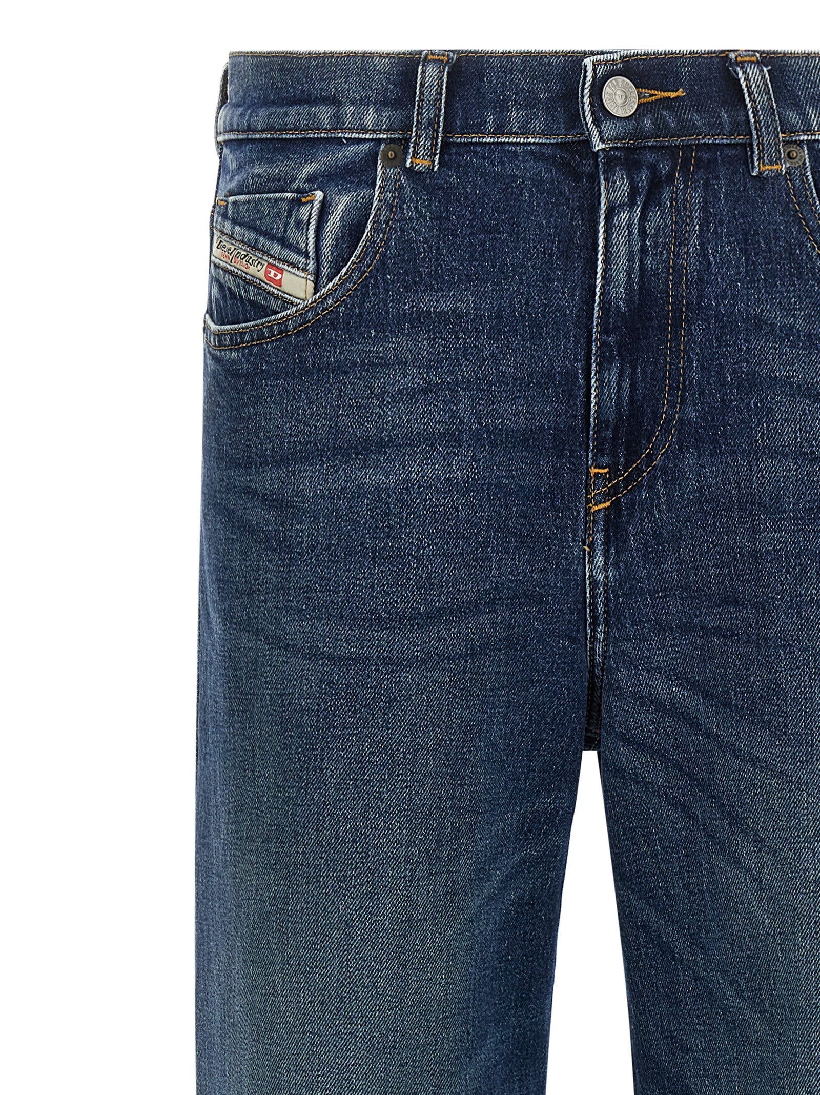 Diesel Blue Cotton Flared Women's Jeans