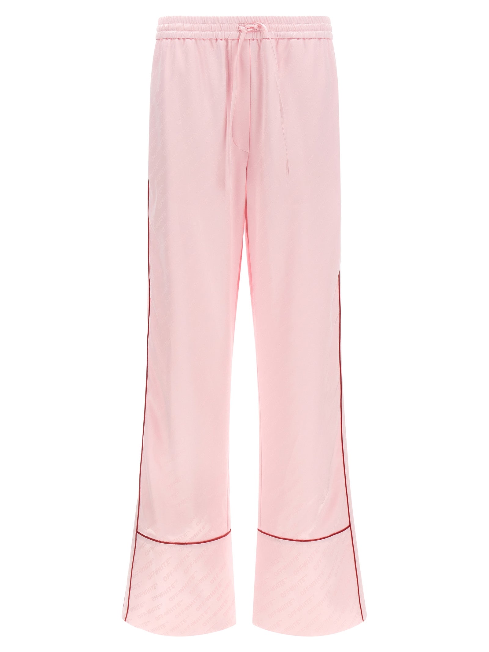 Off-White Multicolor Viscose Casual Women's Pants