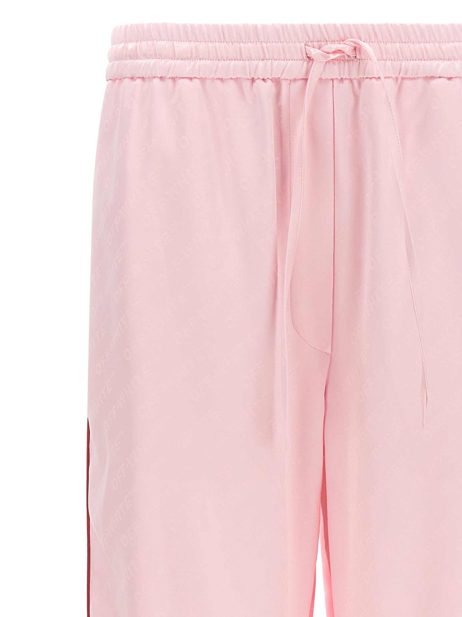 Off-White Multicolor Viscose Casual Women's Pants