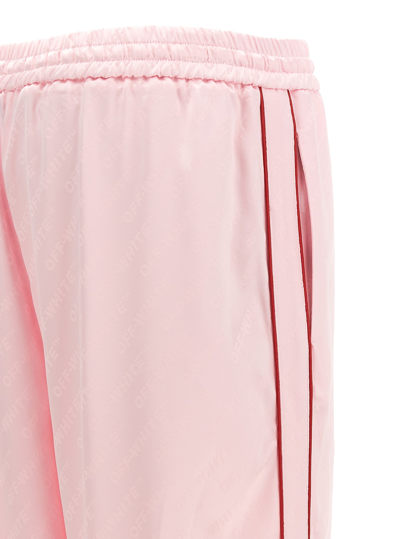 Off-White Multicolor Viscose Casual Women's Pants