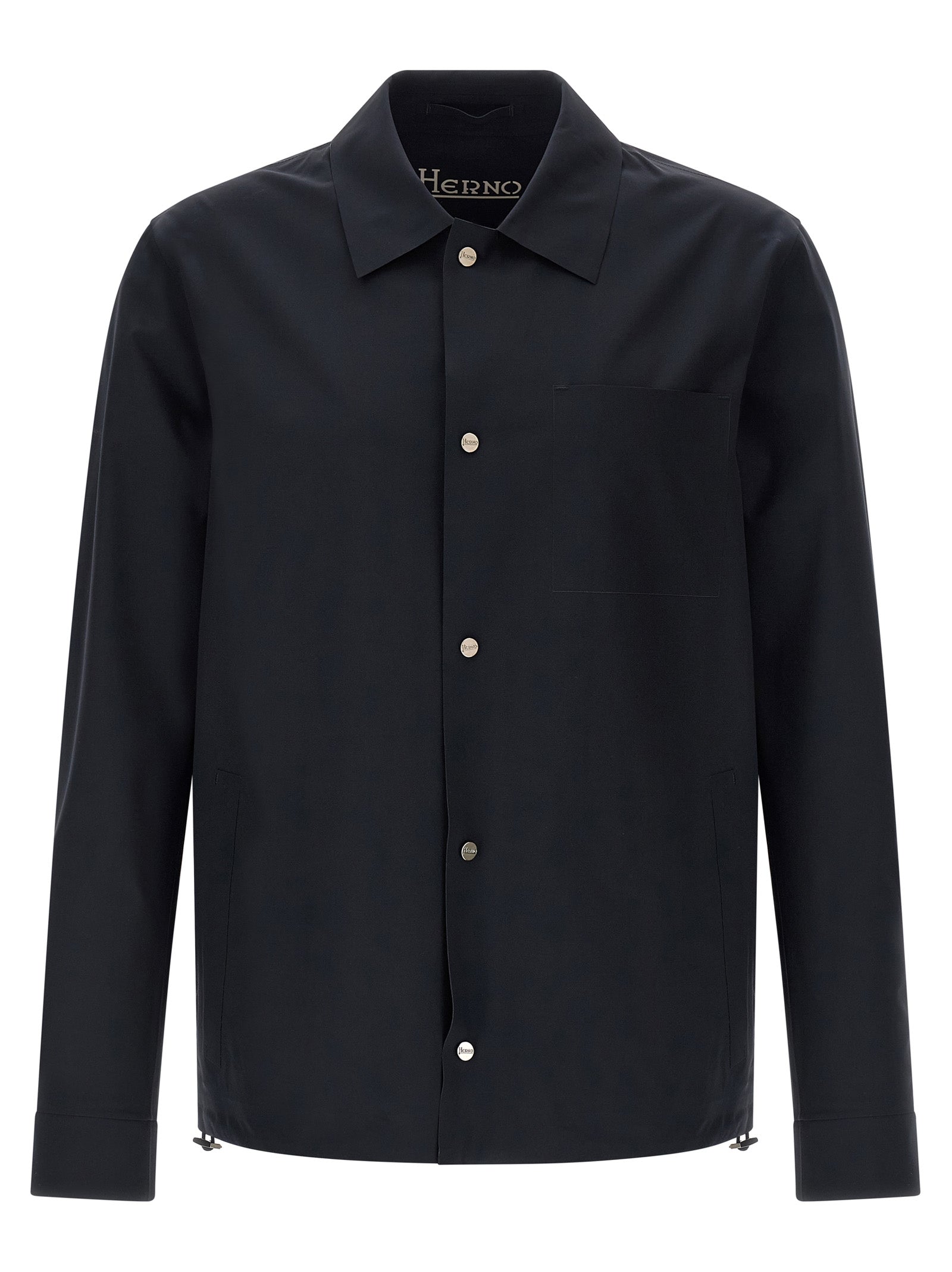 Herno Blue Polyamide Shell Men's Jacket