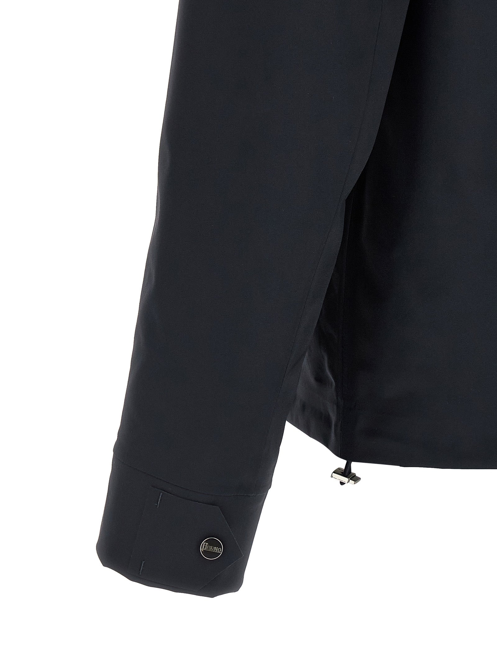 Herno Blue Polyamide Shell Men's Jacket