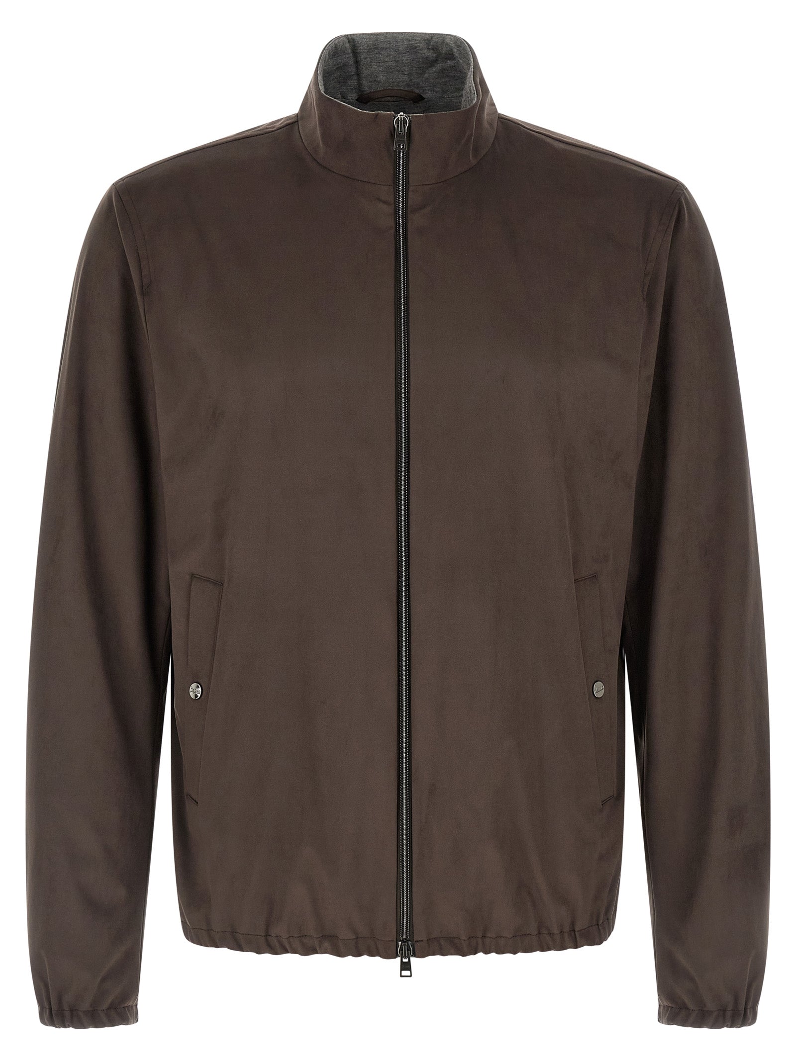 Herno Brown Polyester Men's Jacket