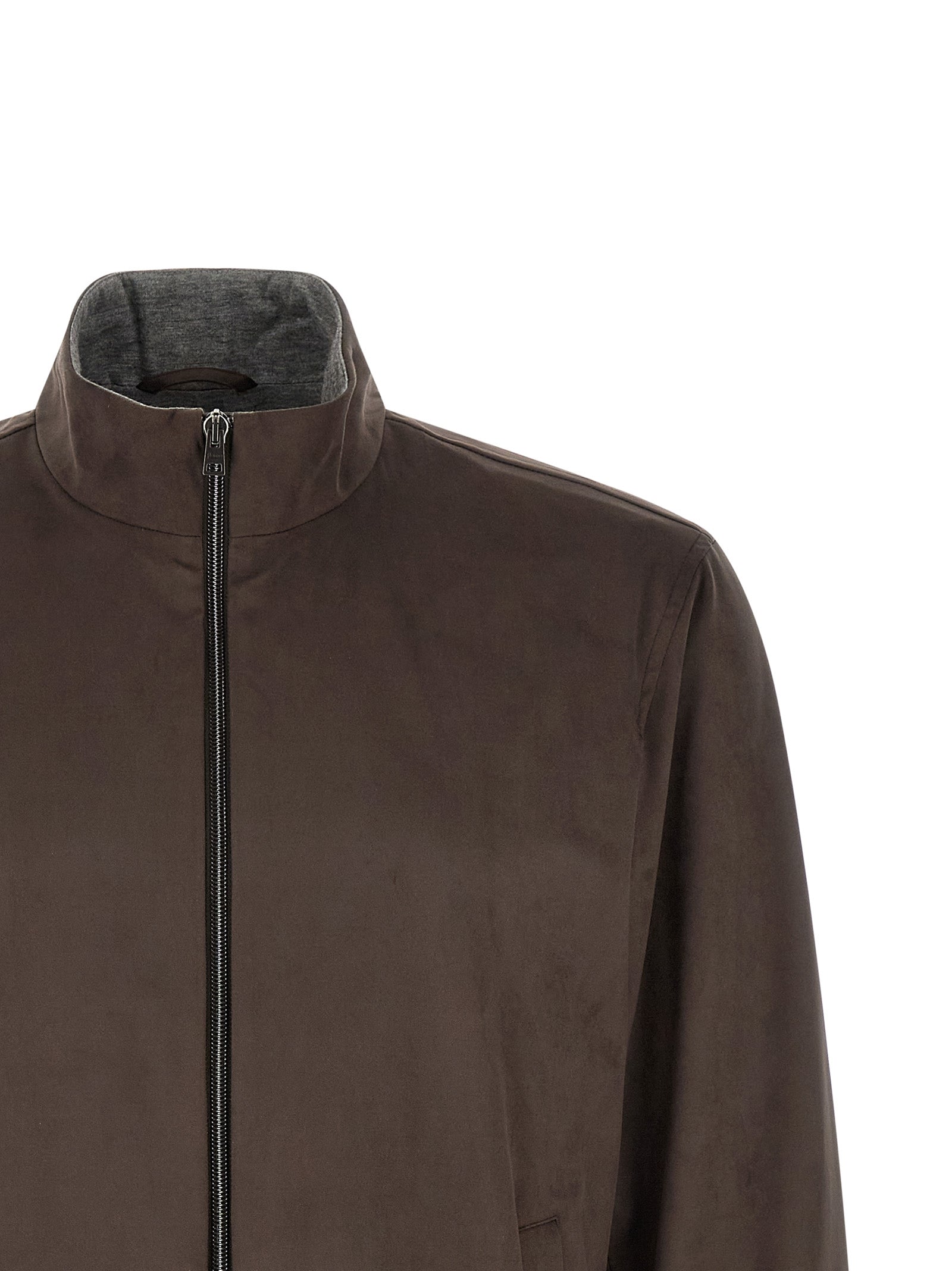 Herno Brown Polyester Men's Jacket