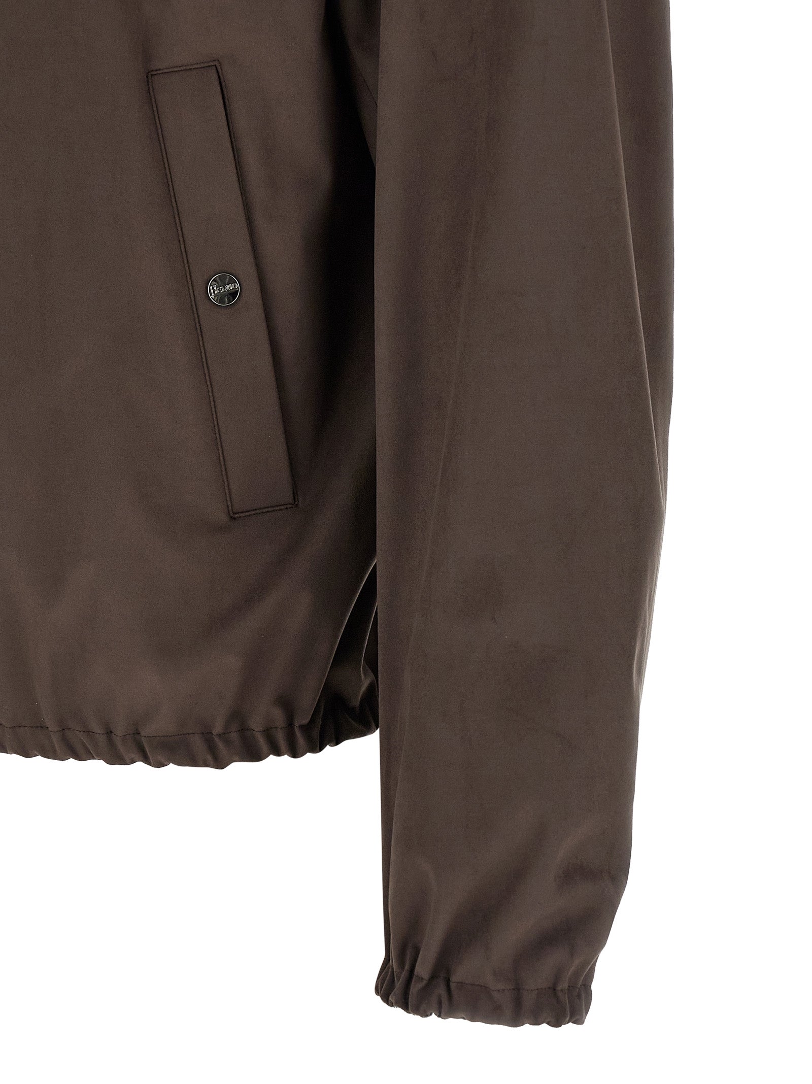 Herno Brown Polyester Men's Jacket