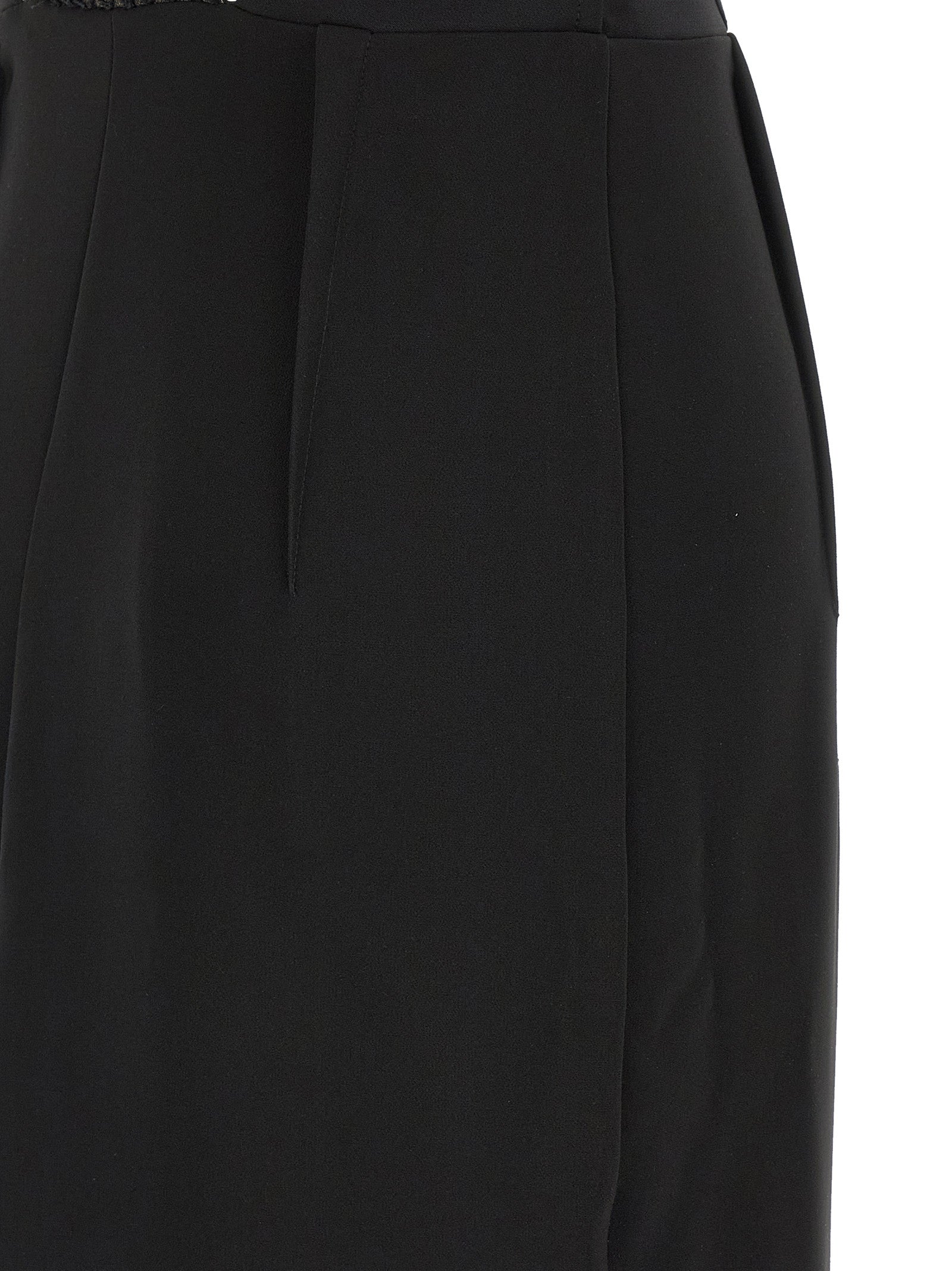 Elisabetta Franchi Black Polyester Long Women's Dress