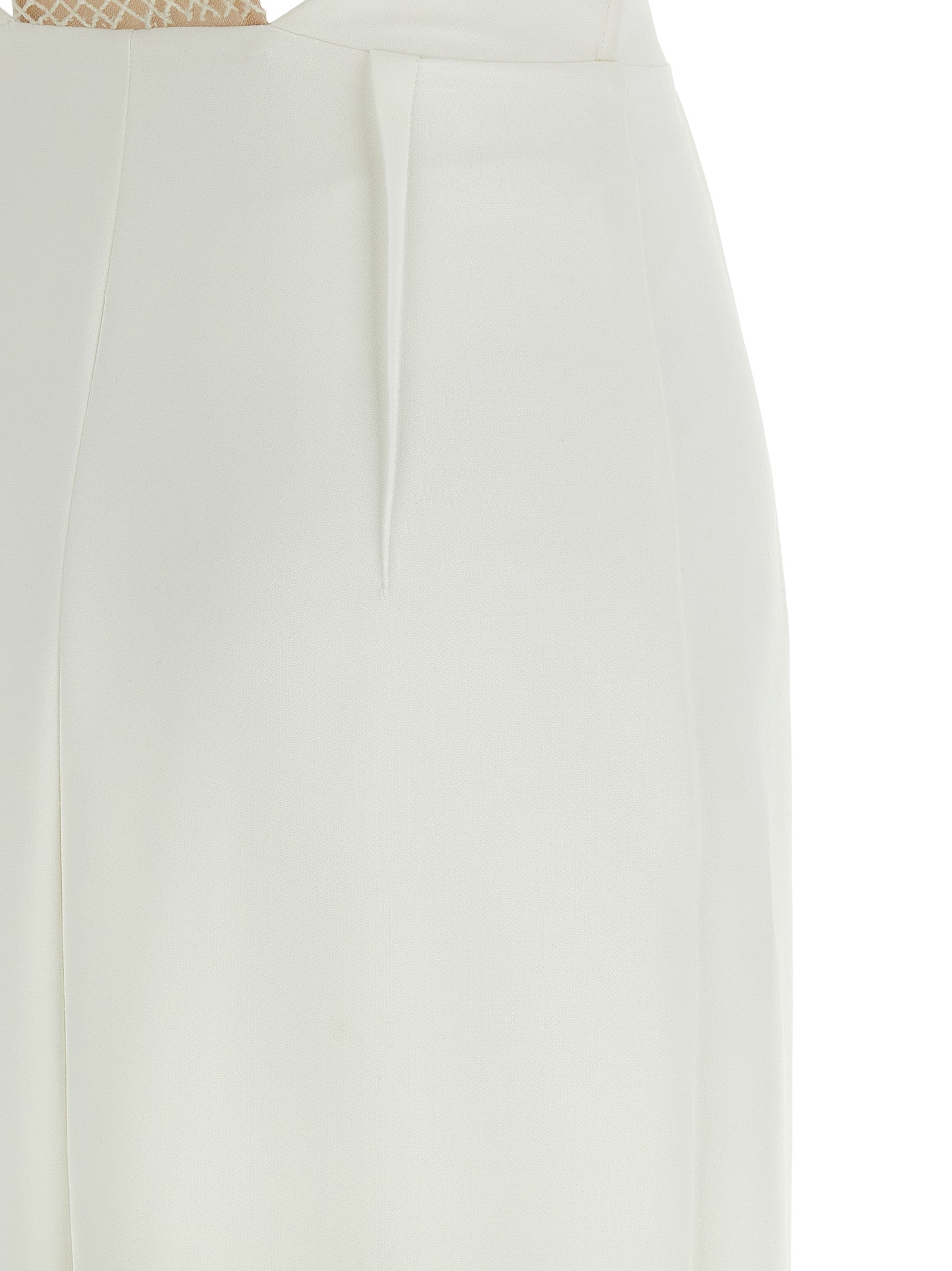 Elisabetta Franchi White Polyester Long Women's Dress