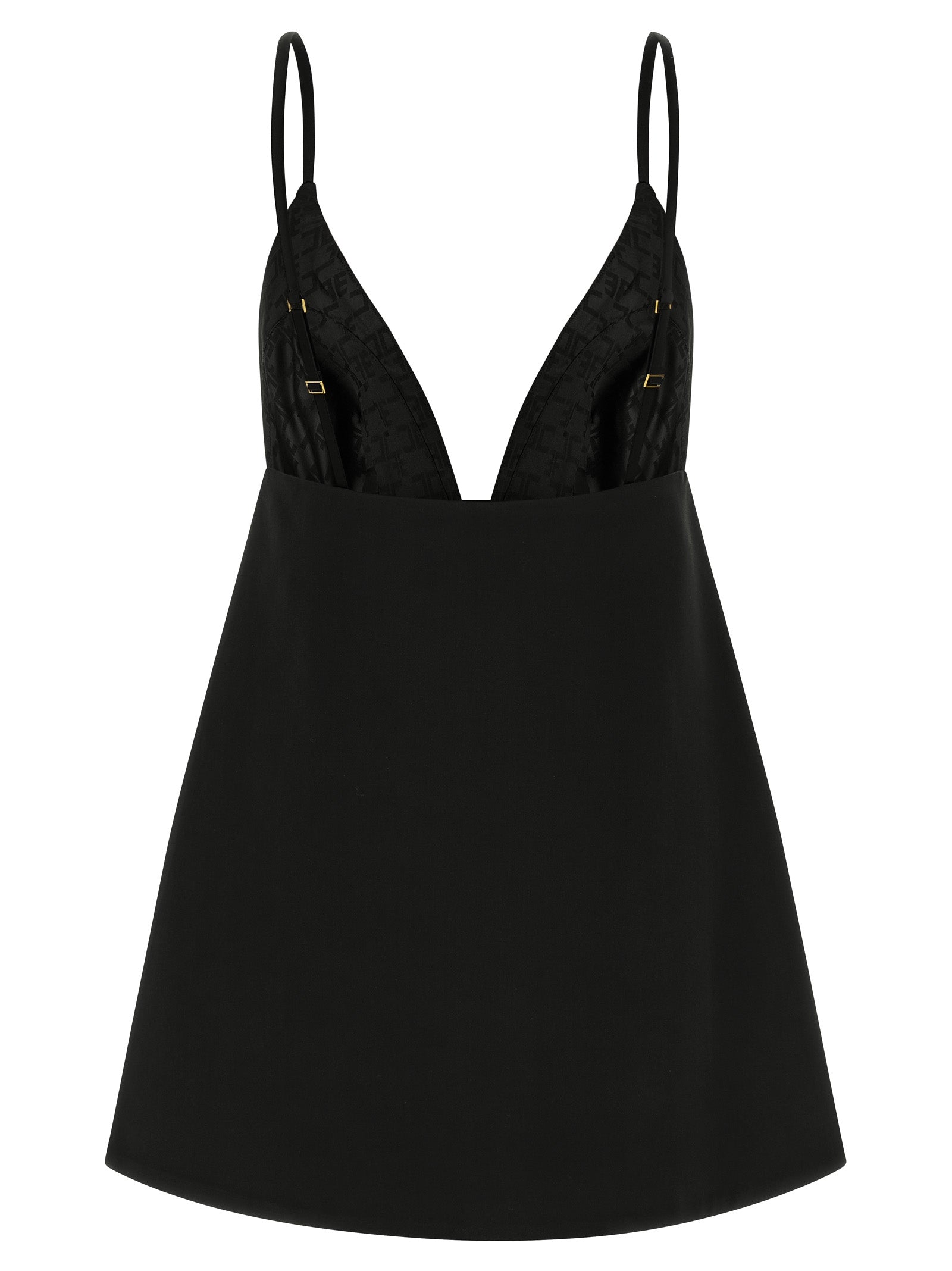 Elisabetta Franchi Black Polyester Short Women's Dress