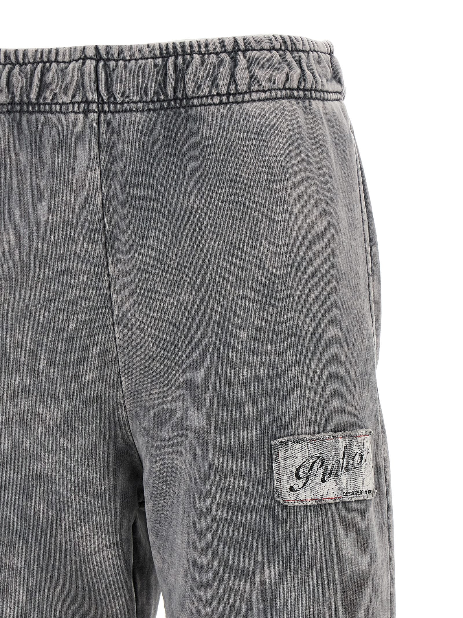 PINKO Gray Cotton Joggers (Workout Women's Pants)