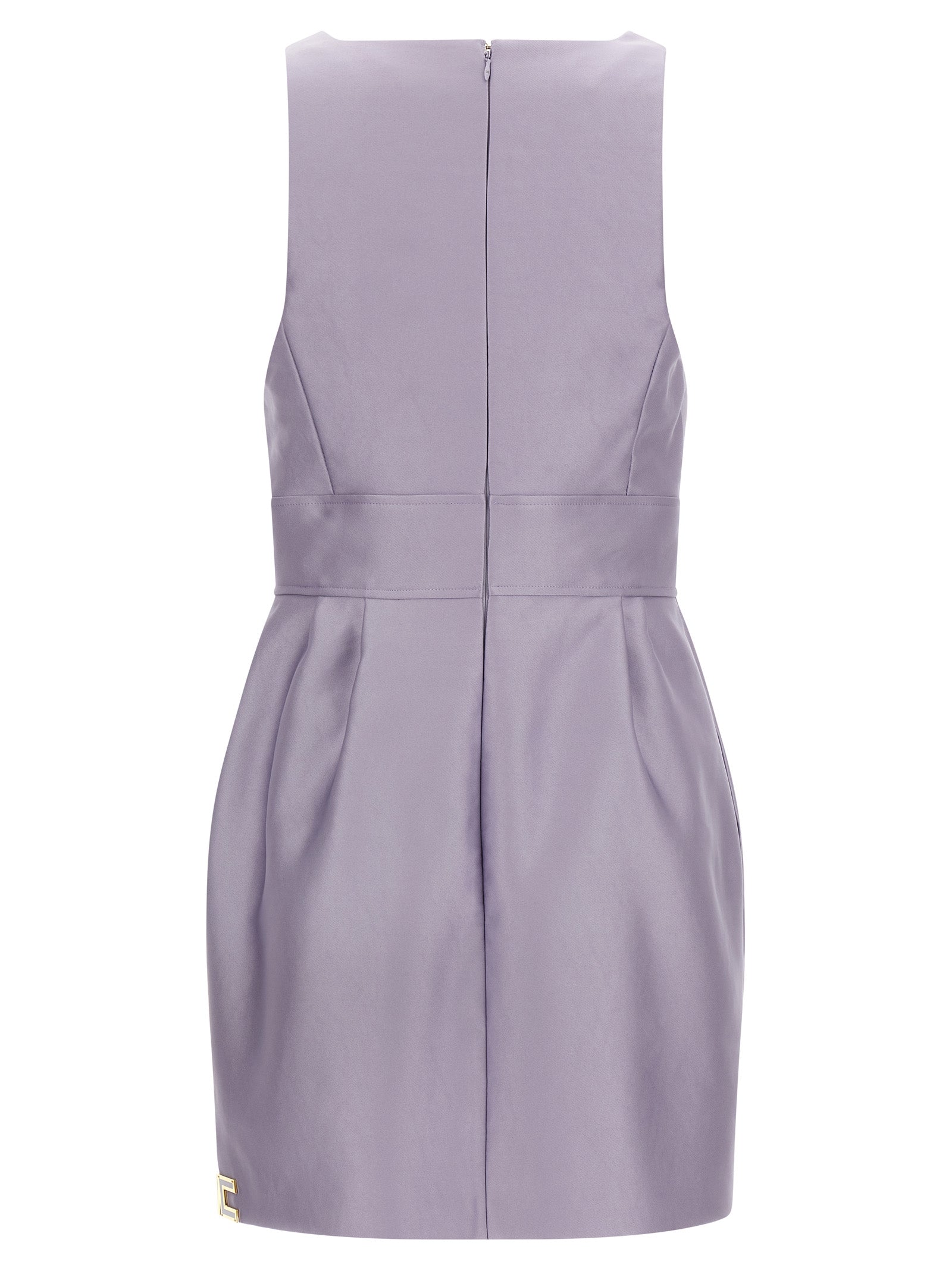 Elisabetta Franchi Purple Polyester Short Women's Dress