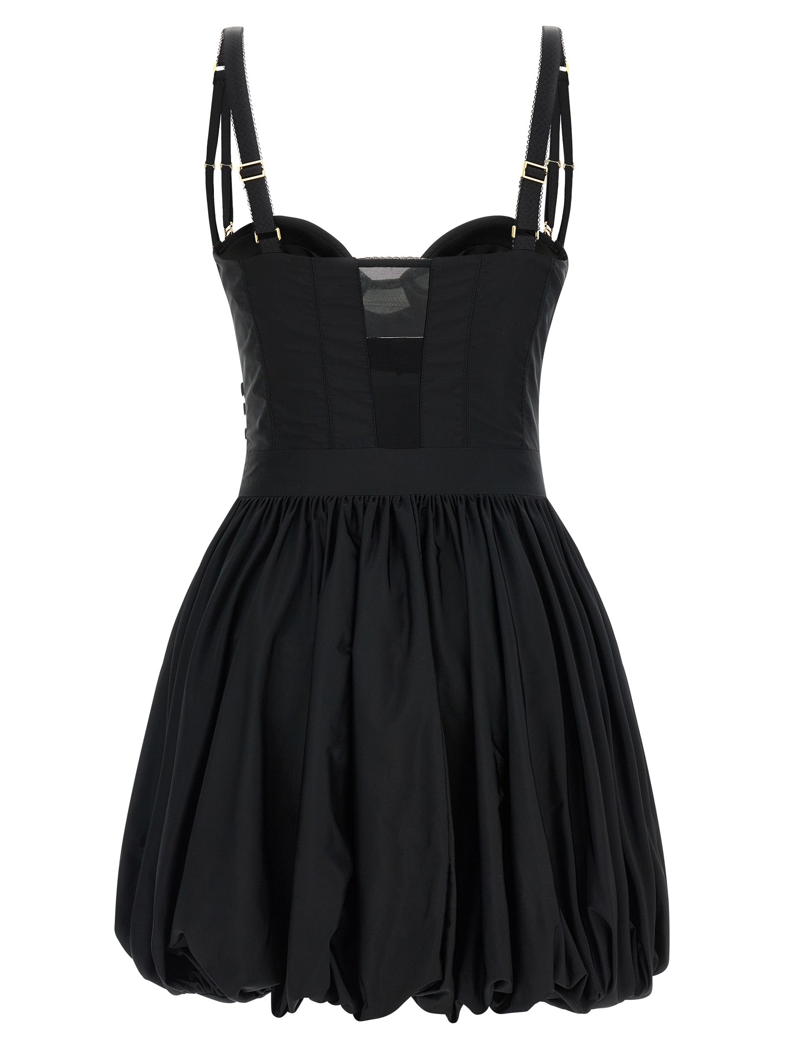 Elisabetta Franchi Black Polyester Short Women's Dress