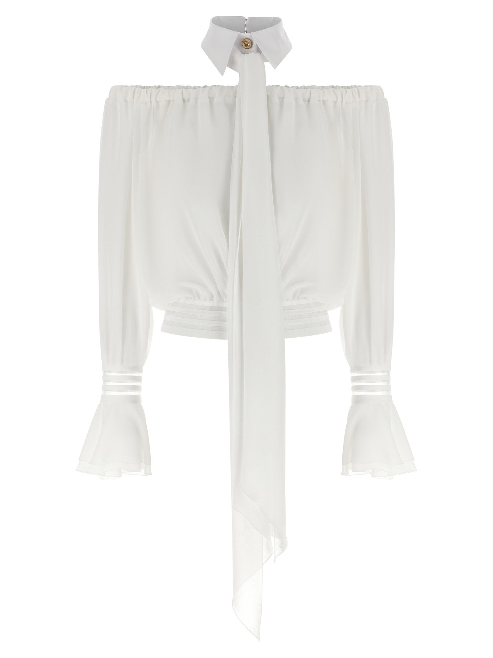 Elisabetta Franchi White Polyester Women's Blouse