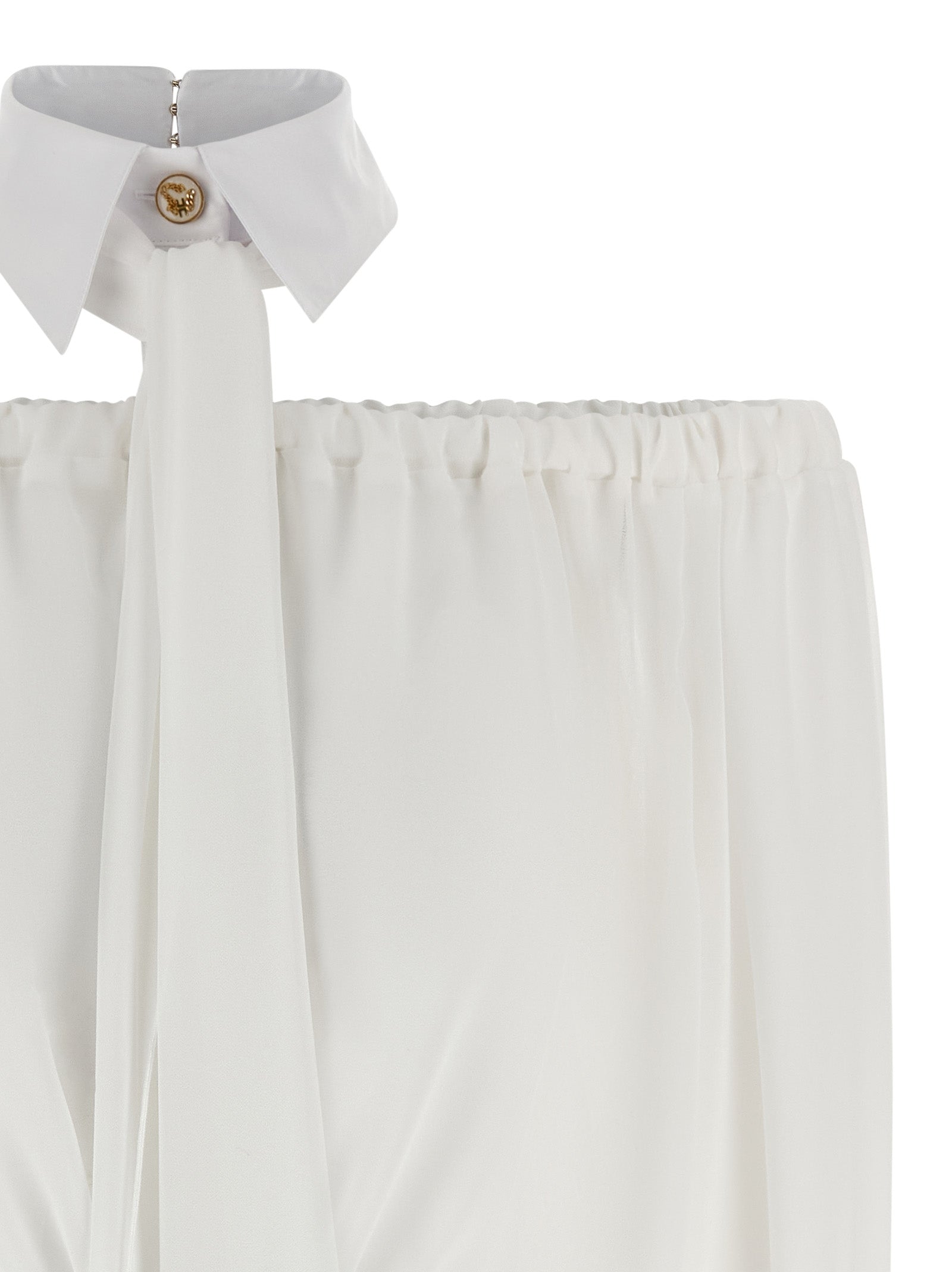 Elisabetta Franchi White Polyester Women's Blouse