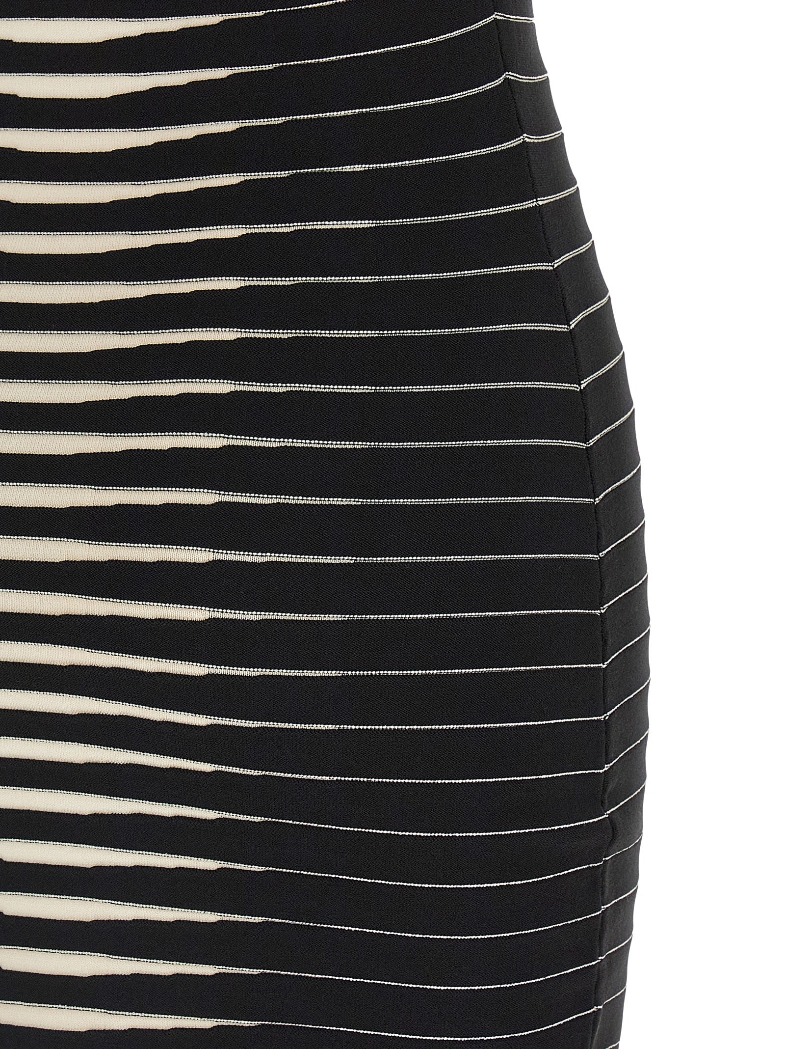 Elisabetta Franchi Bicolor Viscose Midi Women's Dress