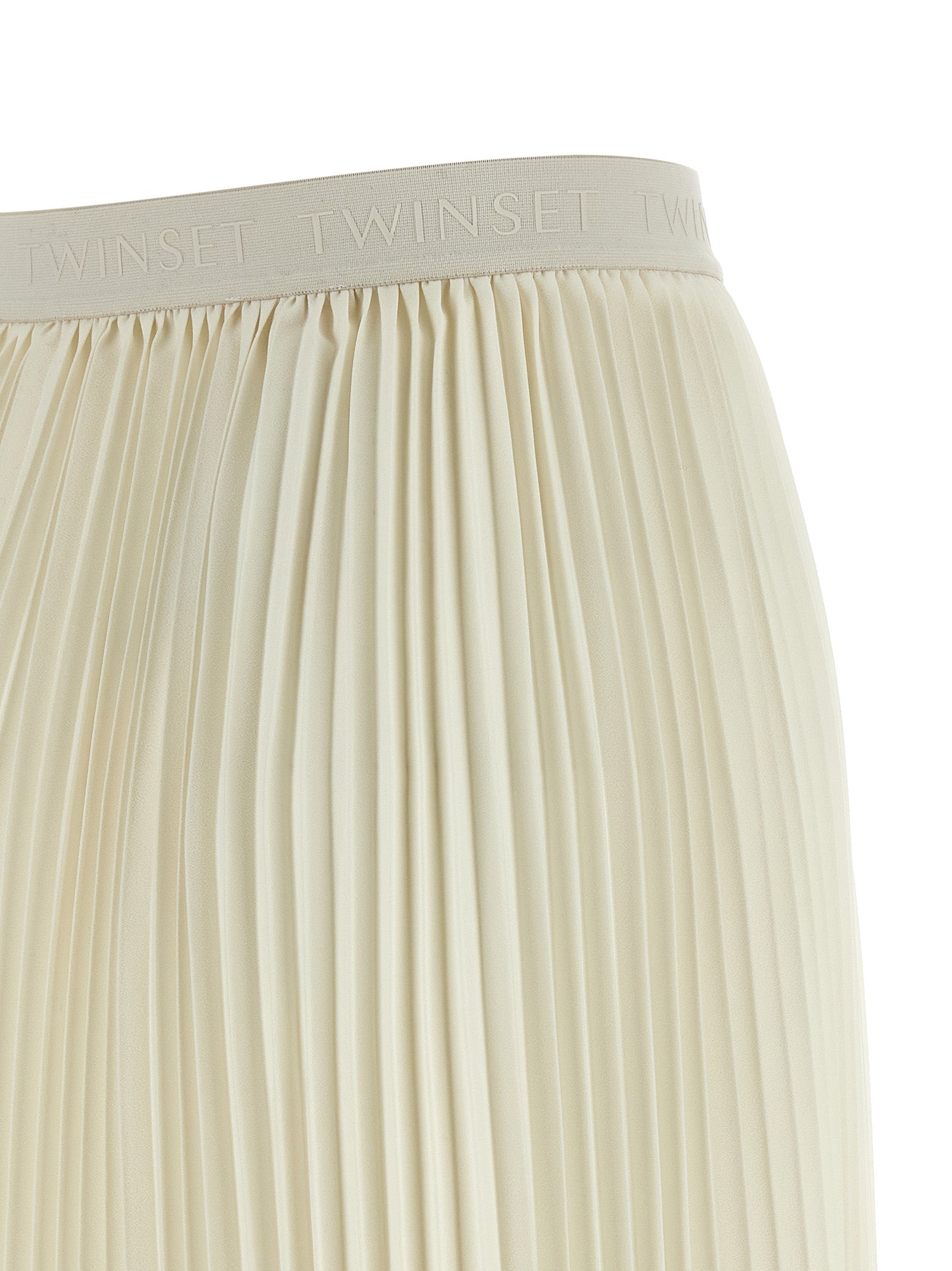 Twinset White Polyester Mini Women's Skirt