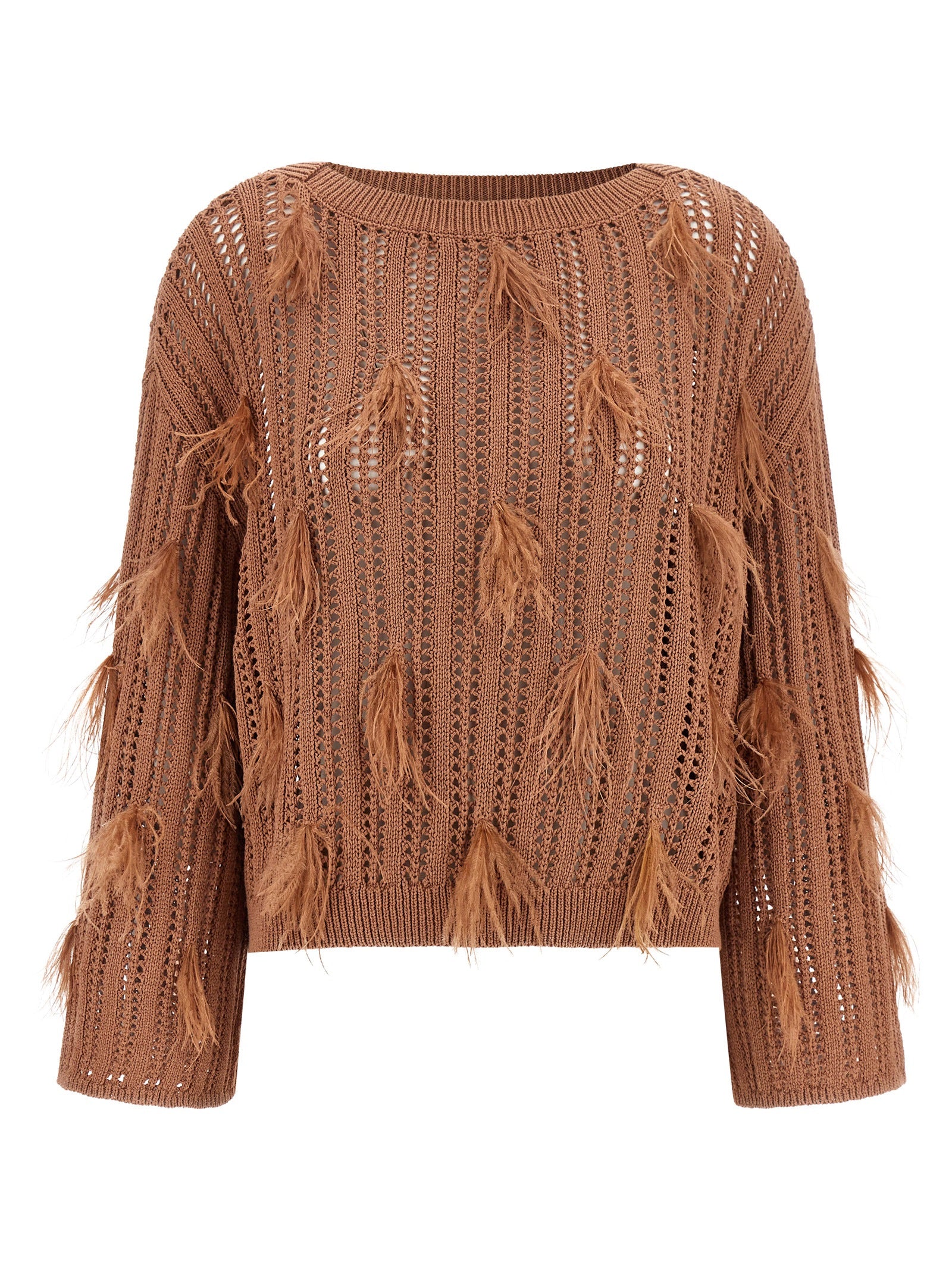 Twinset Brown Cotton Women's Cardigan