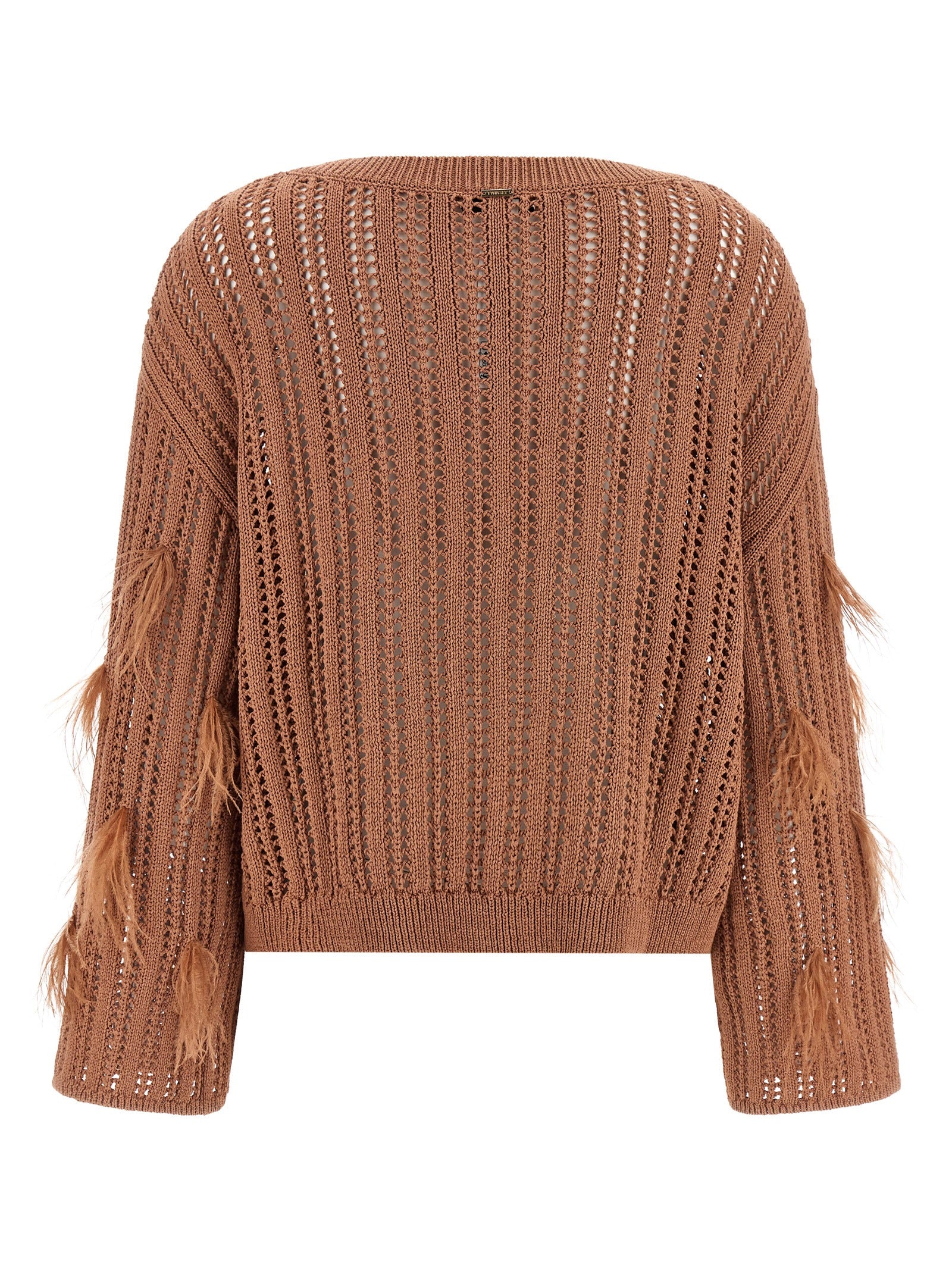 Twinset Brown Cotton Women's Cardigan
