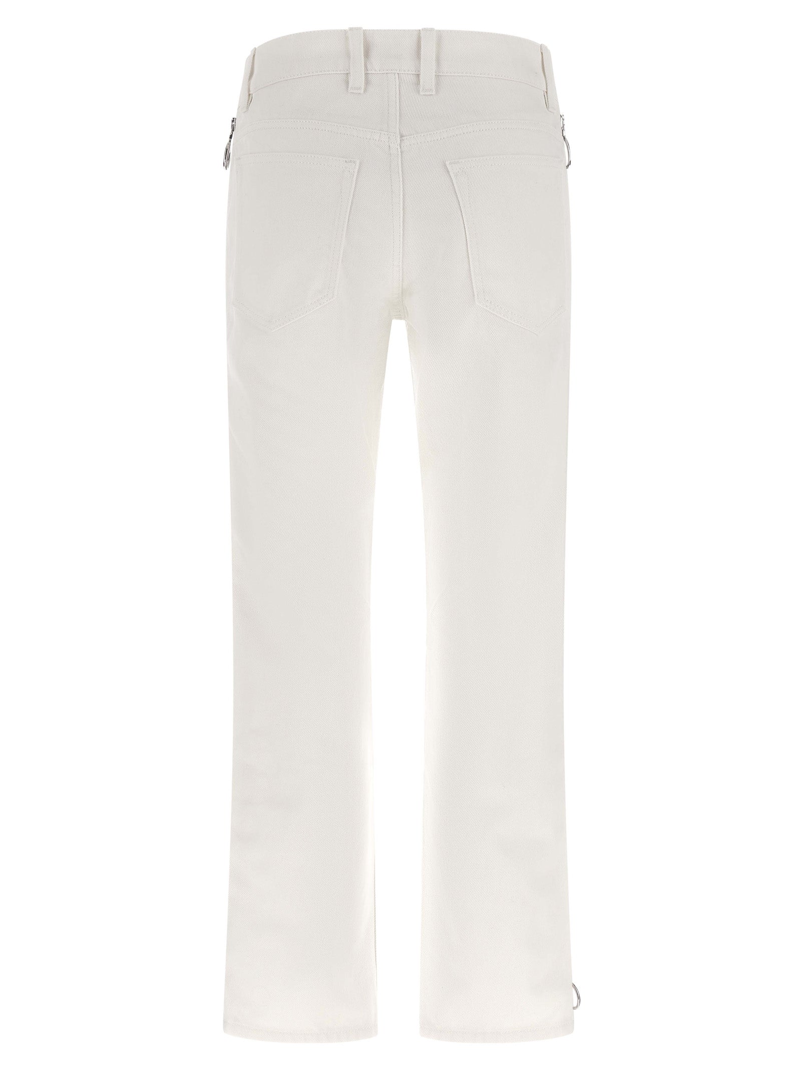 Paco Rabanne White Cotton Jeans Women's Denim