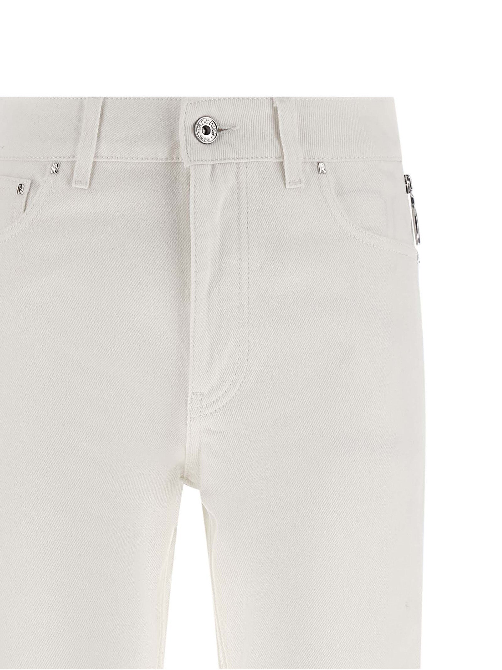 Paco Rabanne White Cotton Jeans Women's Denim