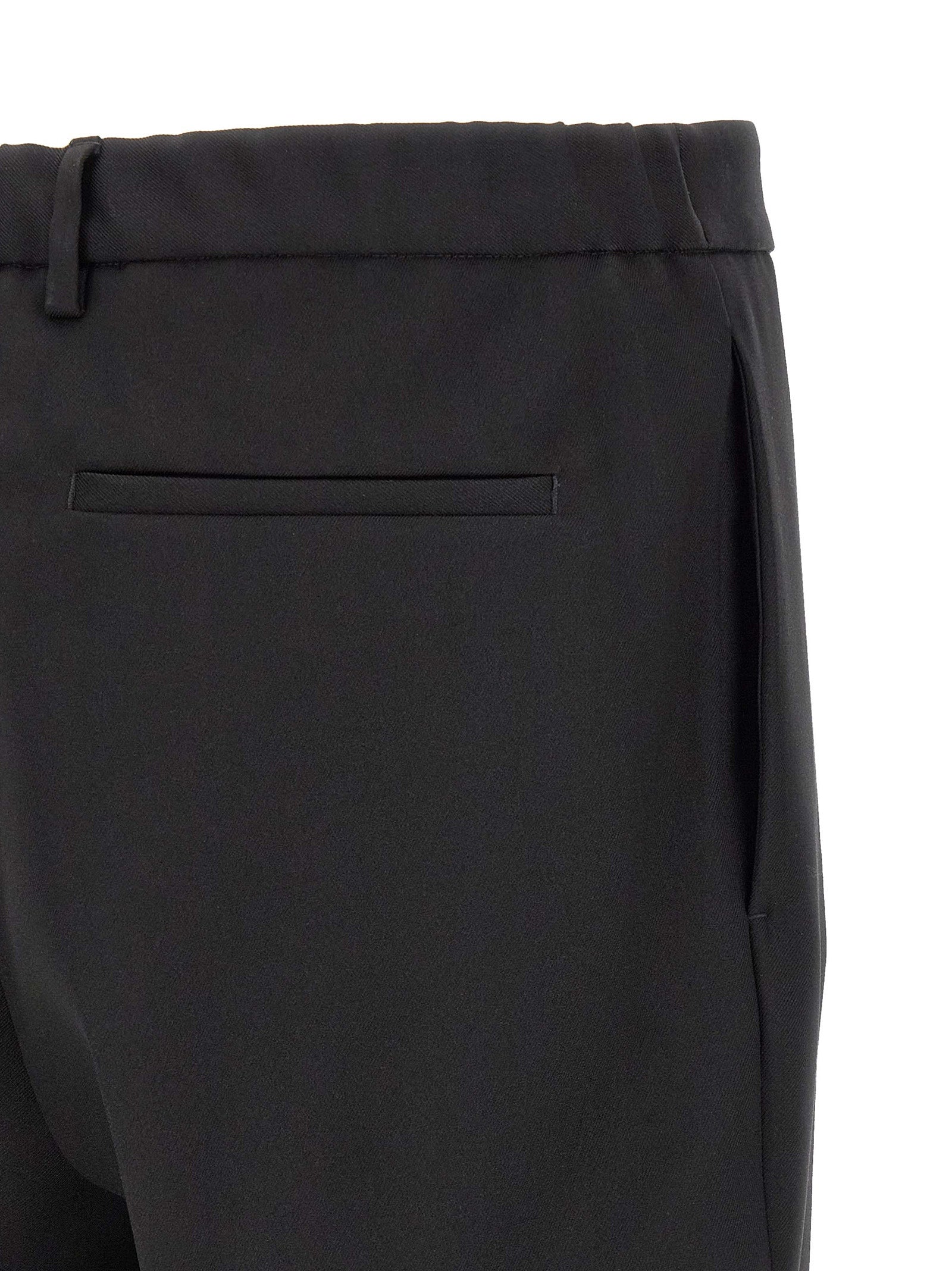 Jil Sander Black Polyester Dress Men's Pants